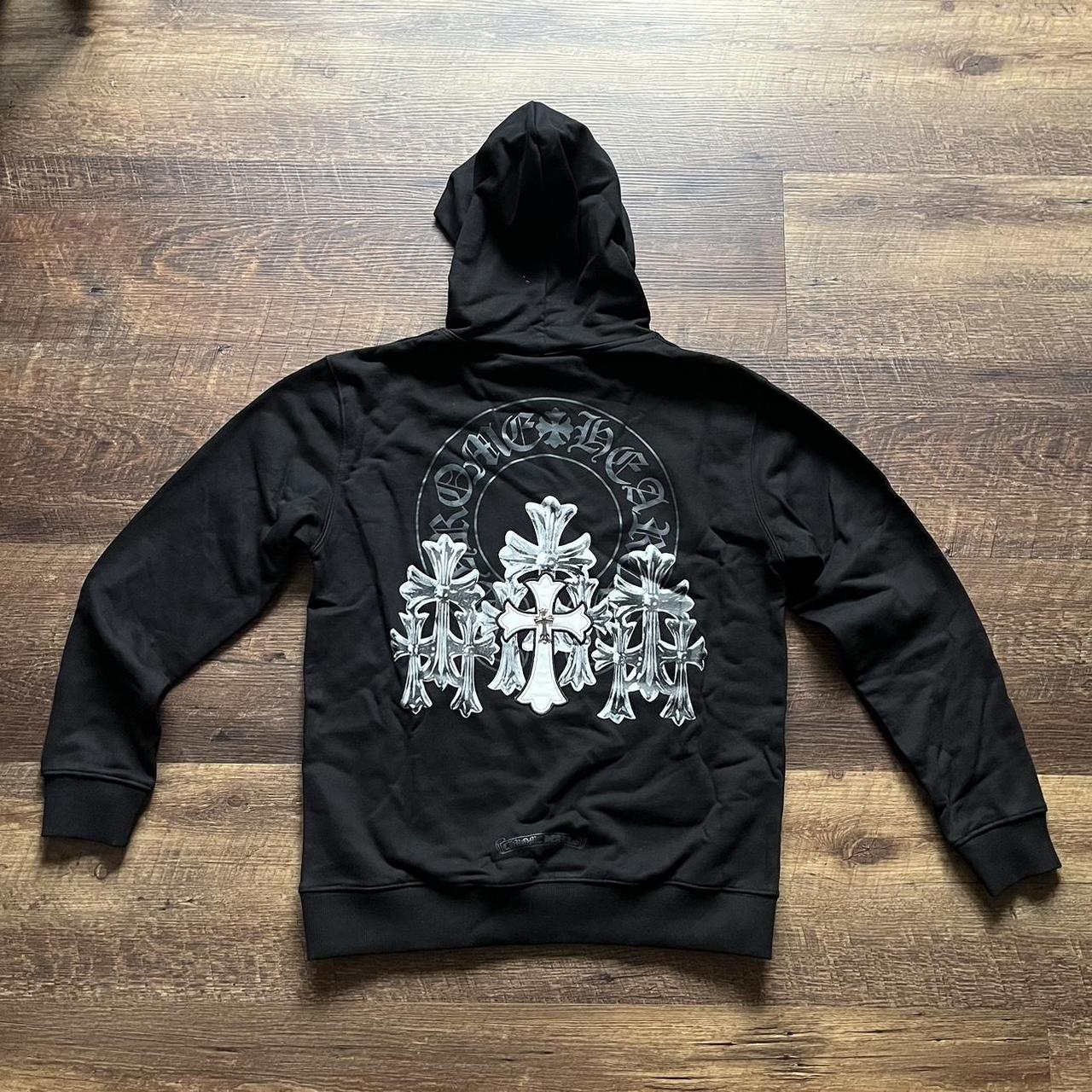 Chrome Hearts Hoodie - Chrome Hearts Cross Zip Hoodie