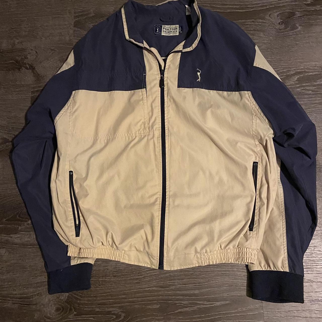 90s Retro PGA Tour Original windbreaker jacket Size L - Depop