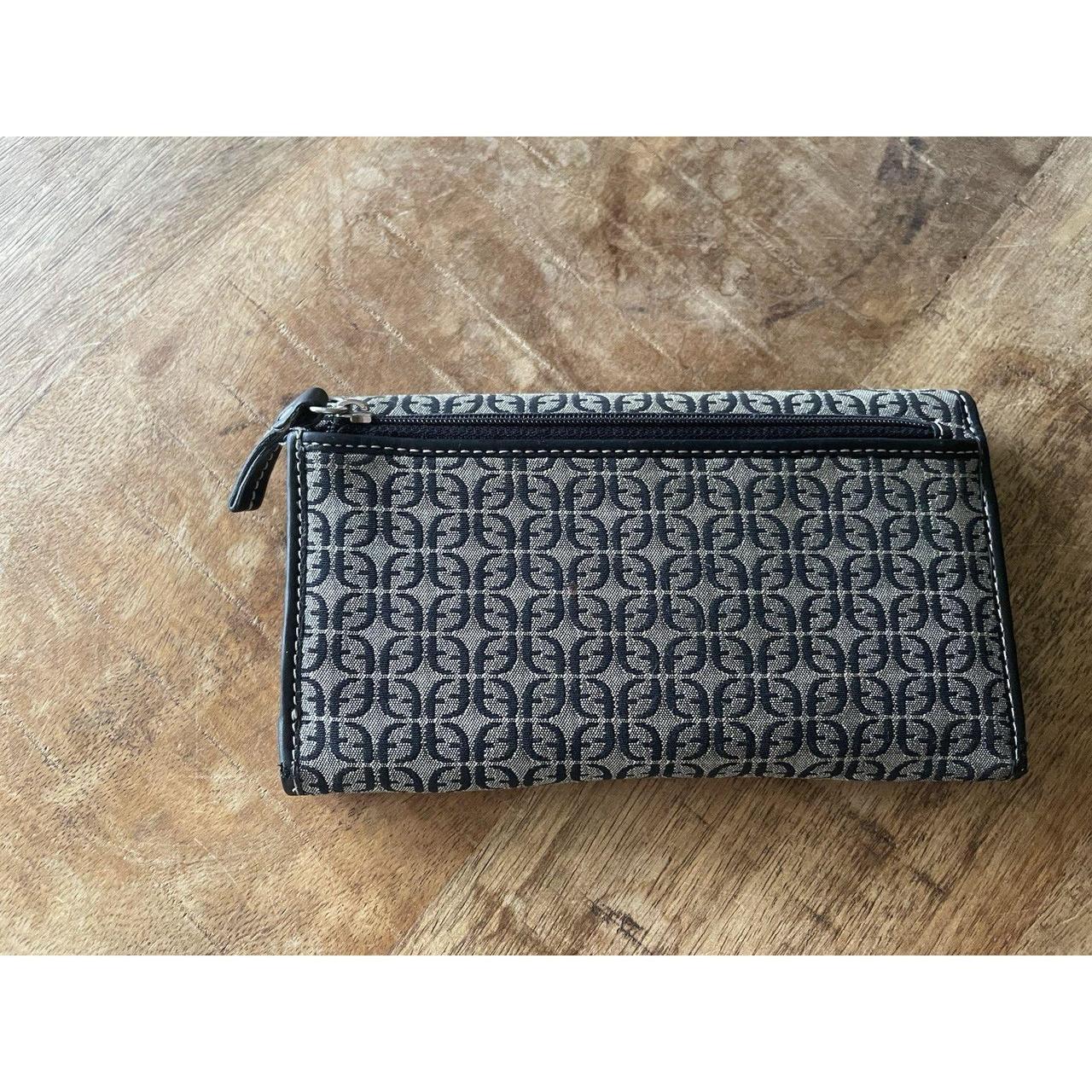 Fossil Women's Wallet - Grey – Fossil Monogram Ca… - image 2