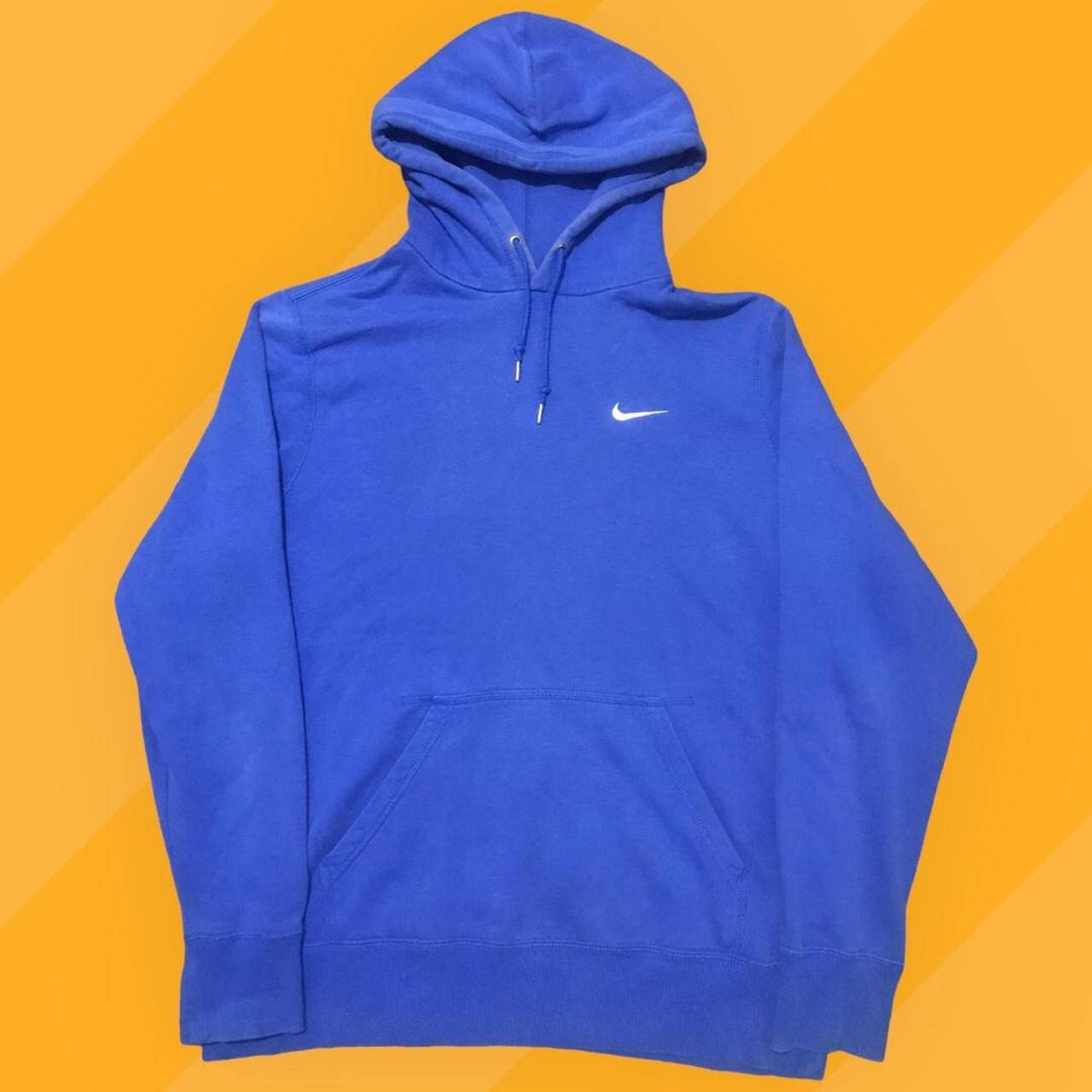 Nike Hoodie | Blue colourway | Embroidered Nike logo... - Depop