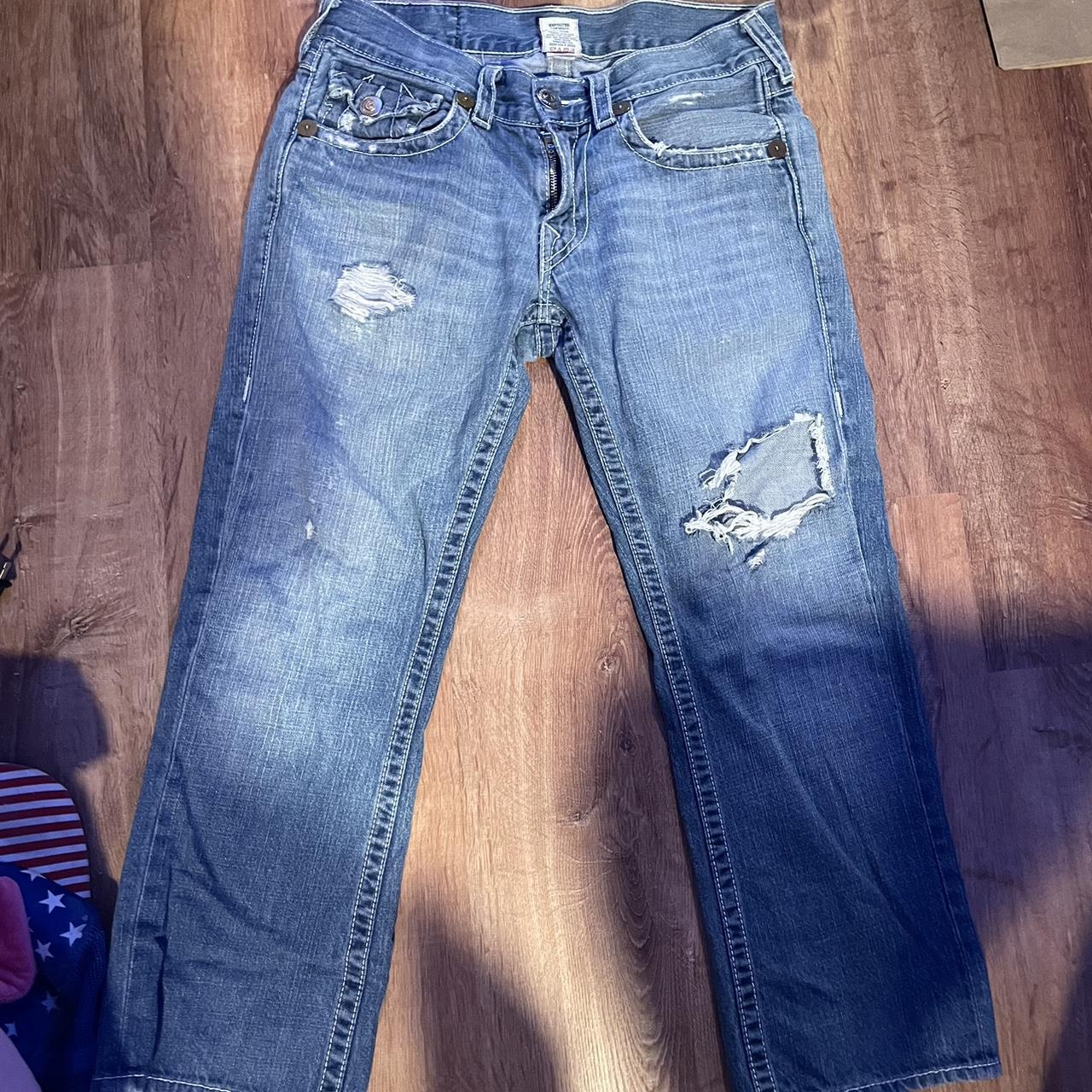 True Religion Billy Jeans Waist 17 In Flat Inseam Depop