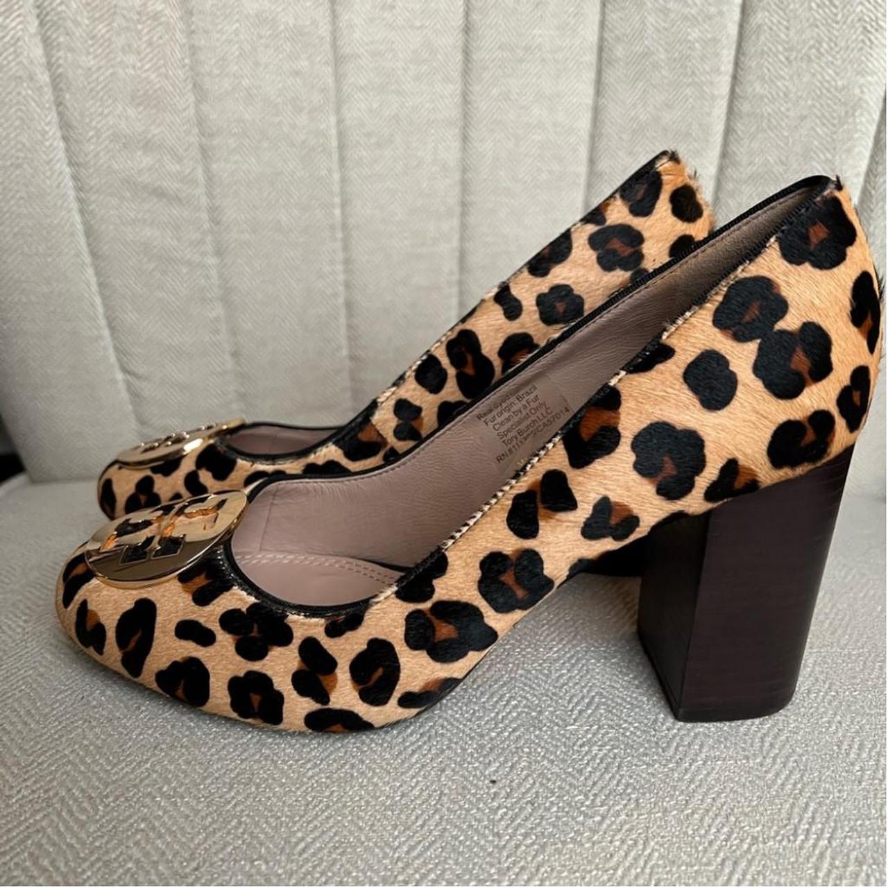 Tory burch 2024 leopard heels