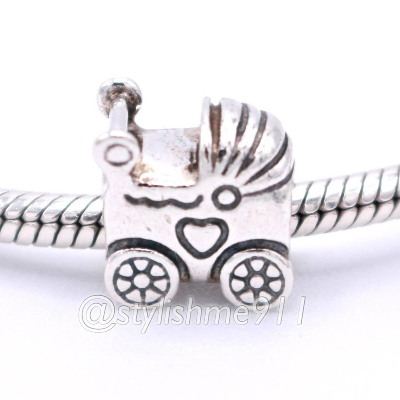 Authentic PANDORA Sterling Silver Baby Carriage Depop