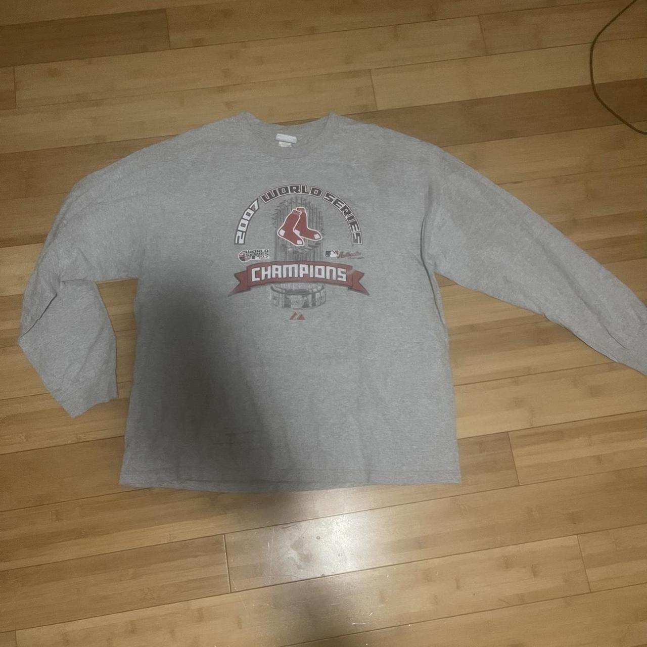 World Series Red Sox shirt Long sleeve 2007 - Depop