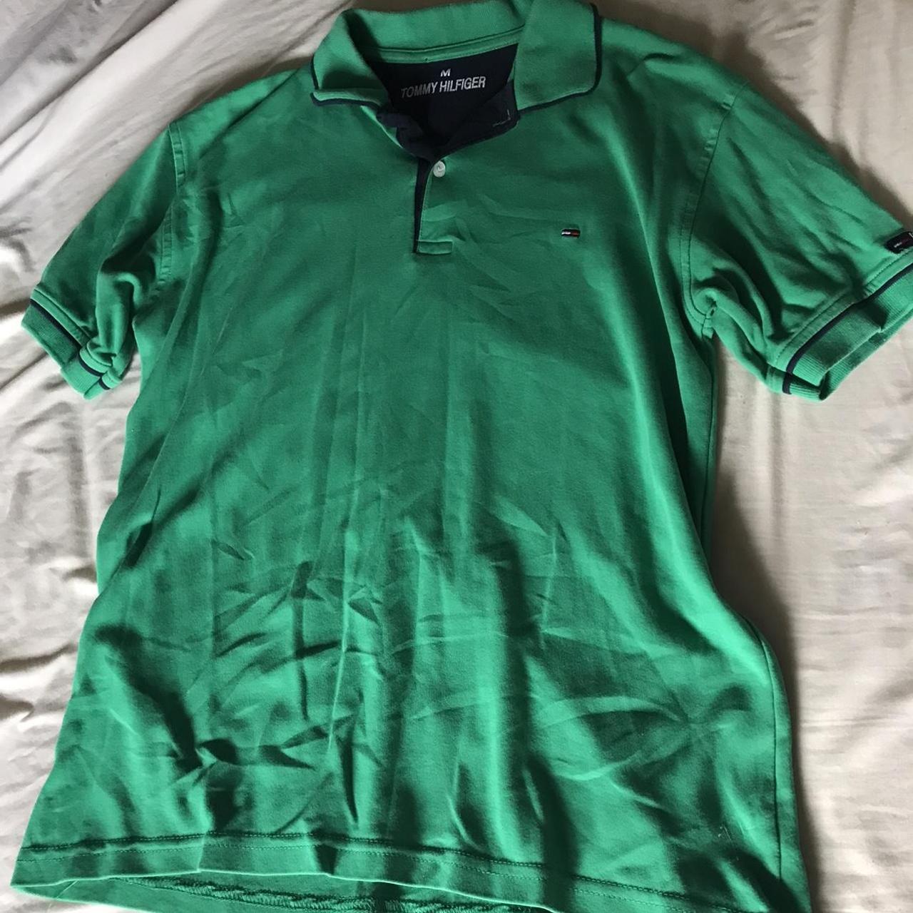 Tommy Hilfiger Polo Super Cool Green Colour Depop