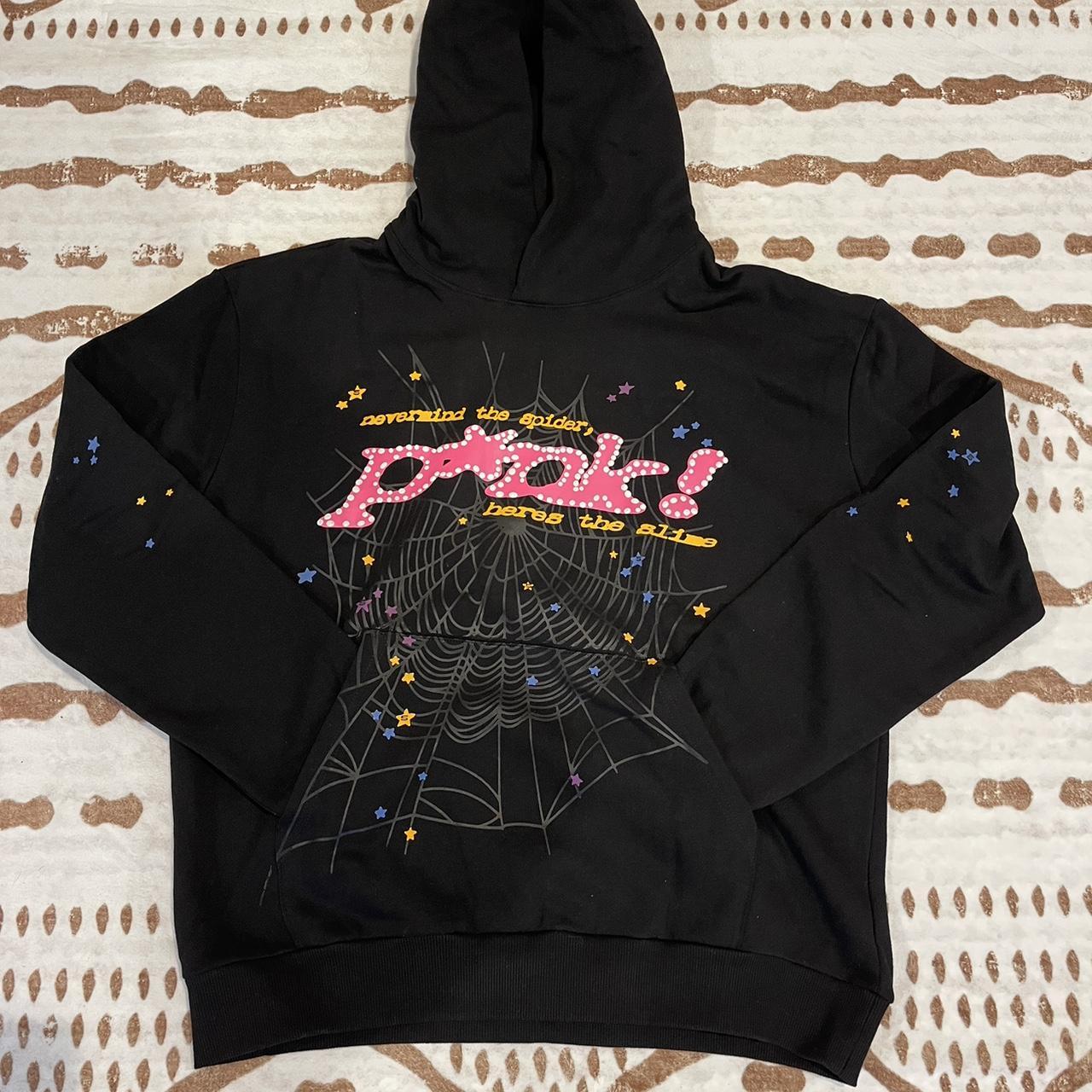 New Sp5der P*nk hoodie size Large #sp5der... - Depop