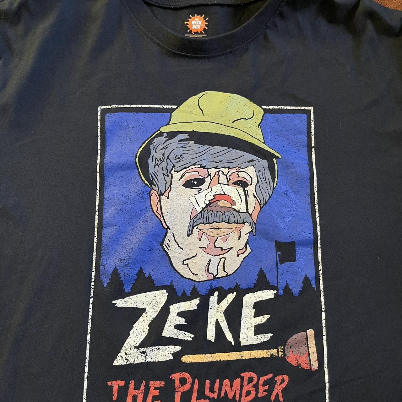 Zeke the Plumber Nickelodeon shirt. Men's size XL.... - Depop