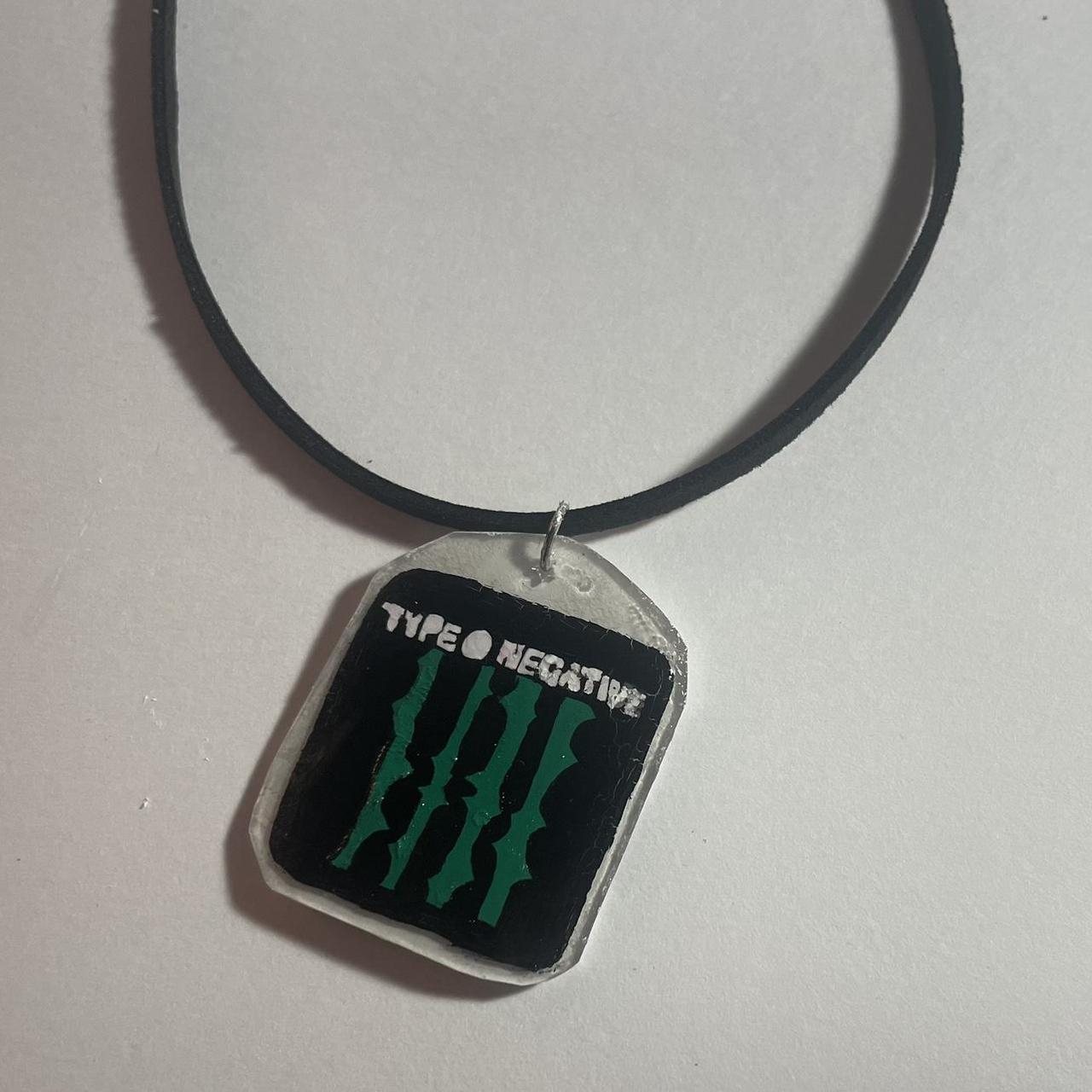 Monster energy drinks soda can tab necklace... - Depop