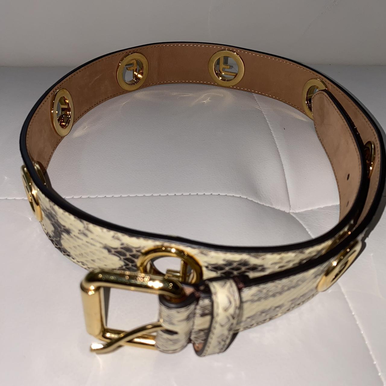 fendi brown belt