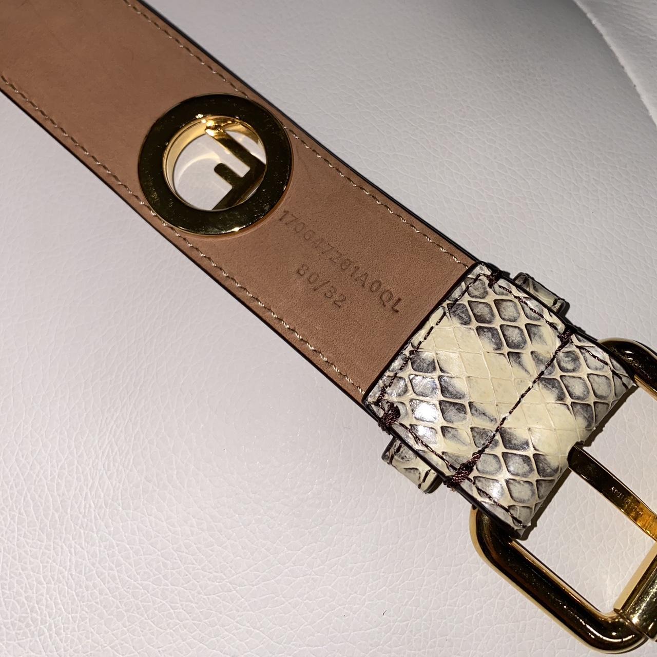 fendi brown belt