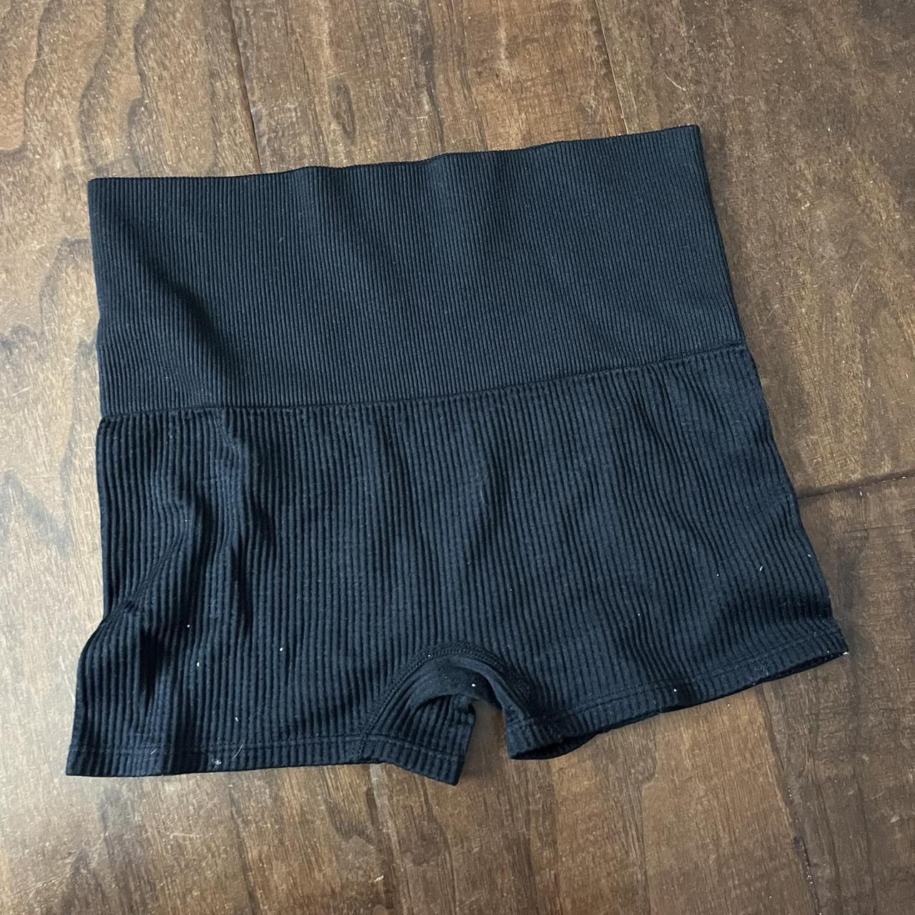 colsie ribbed booty shorts - Depop