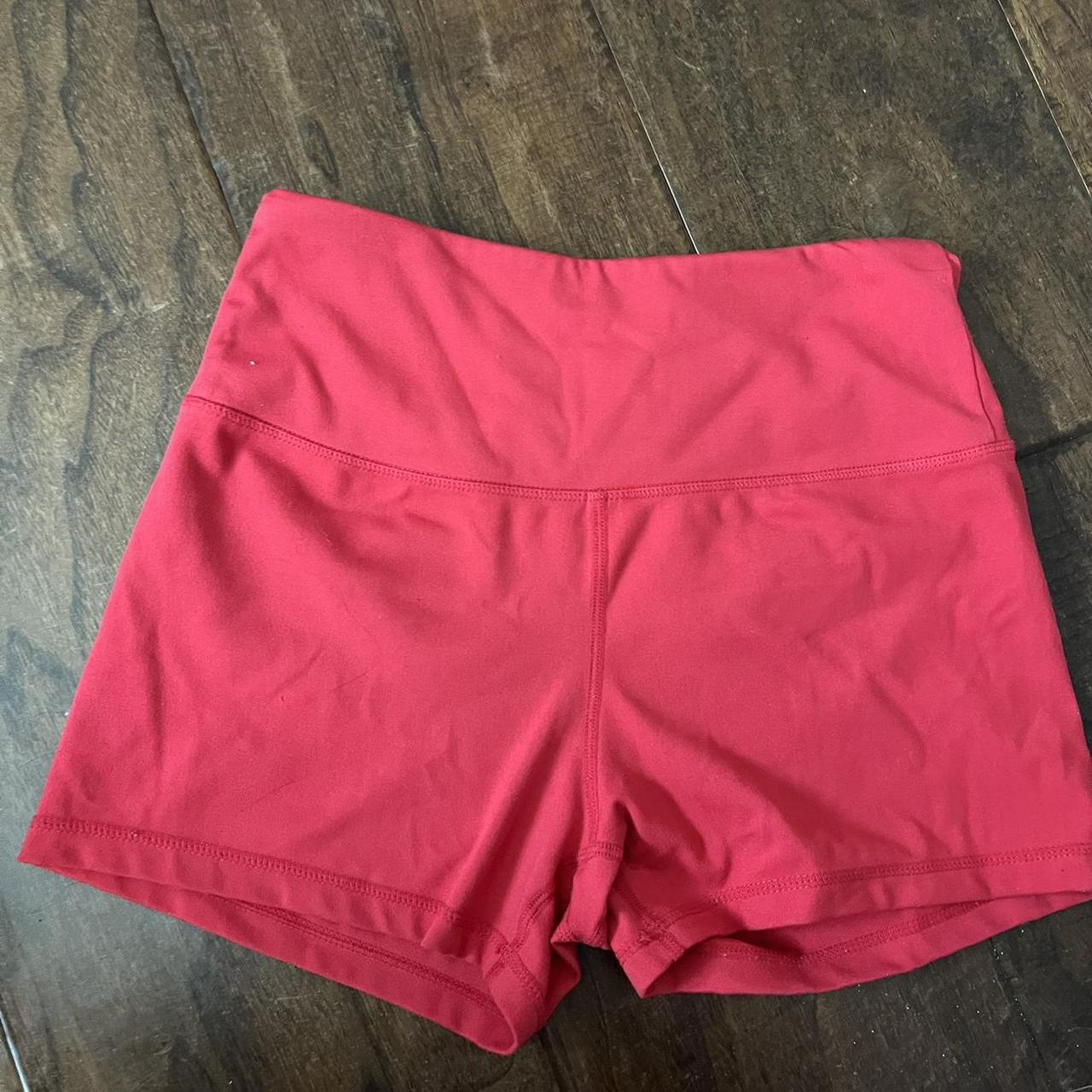 red booty shorts - Depop