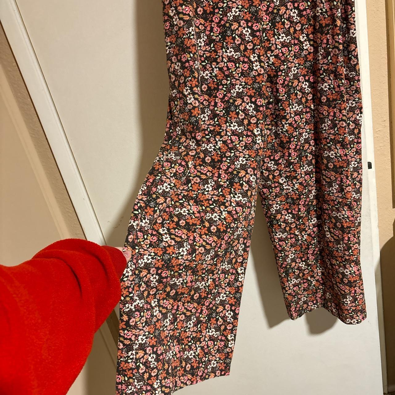 zara floral overalls!! these are super cute and not... Depop