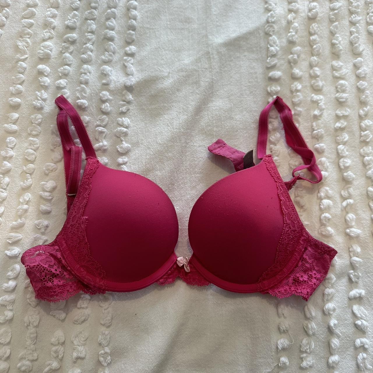 Juicy couture pink push up bra, 34D, new without - Depop