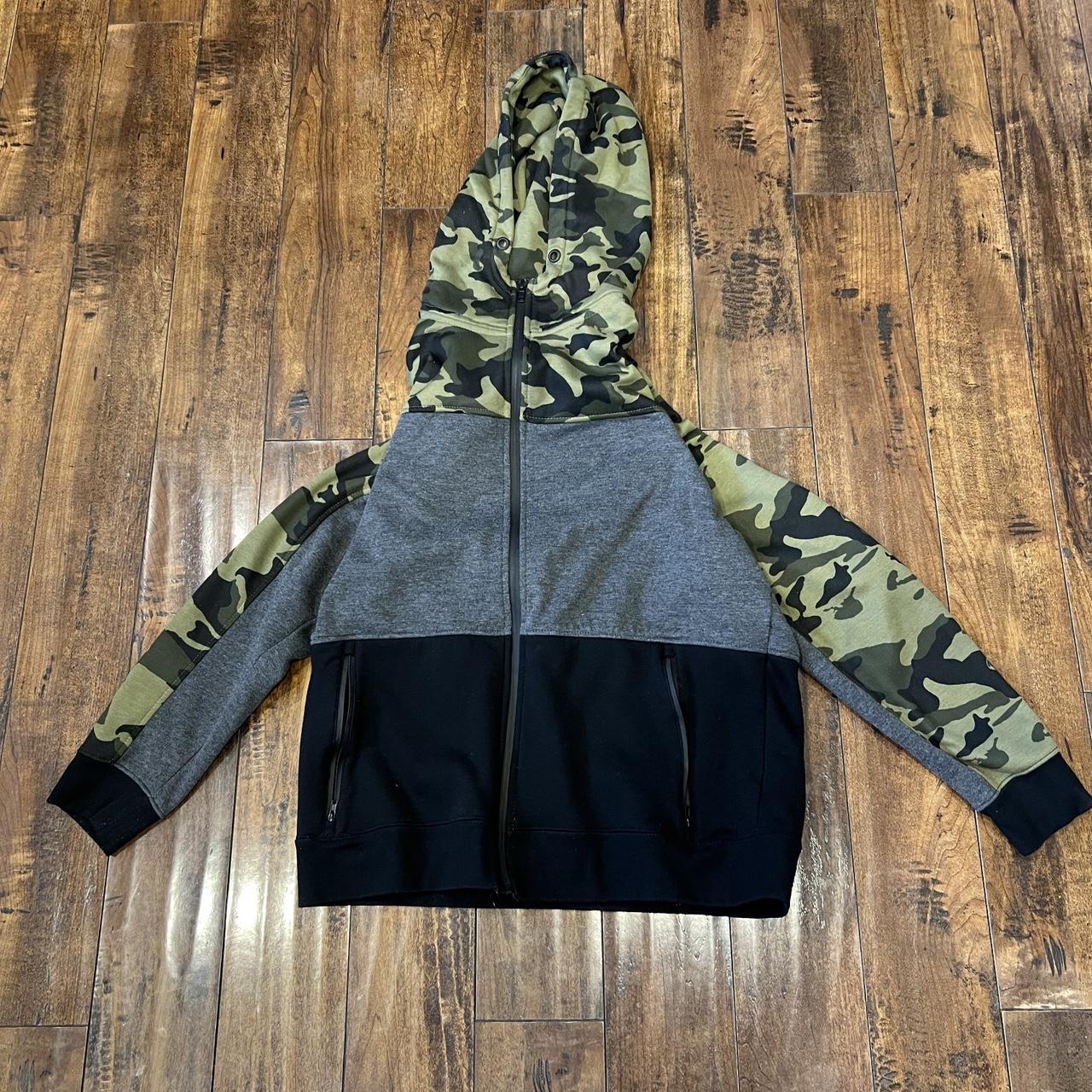 Aeropostale Men's Hoodie Multi/Green XL – Aeropostale camo zip