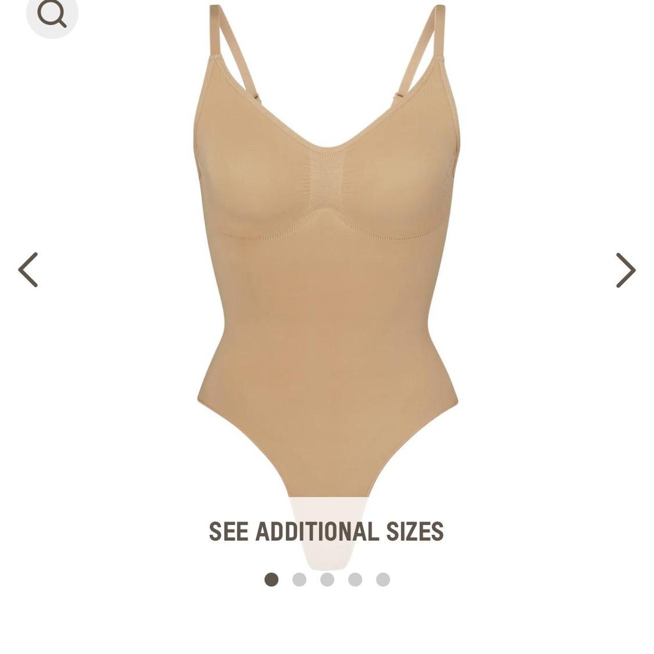 Skims sculpting seamless bodysuit with snaps