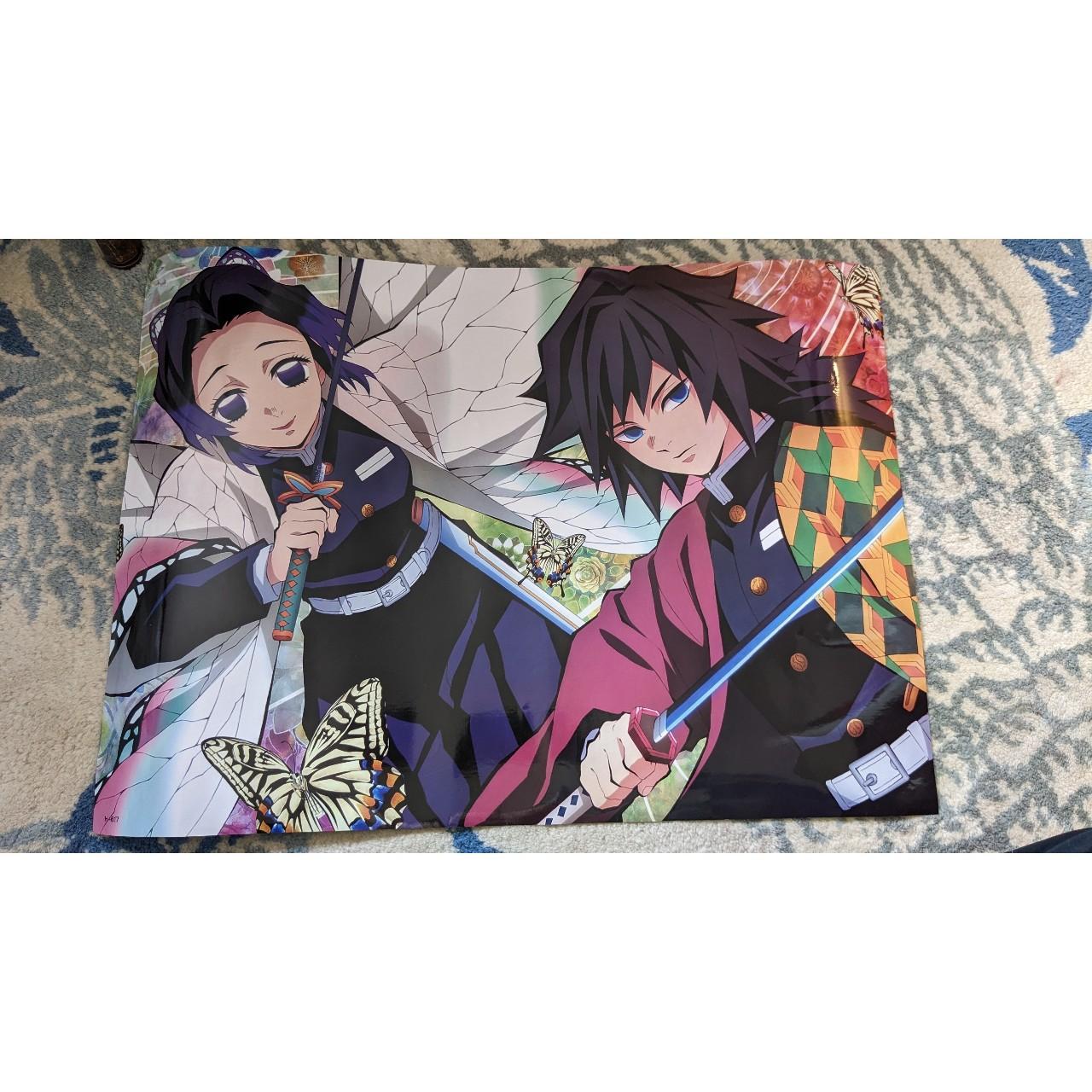 Demon slayer anime poster Shinobu and Giyu 15