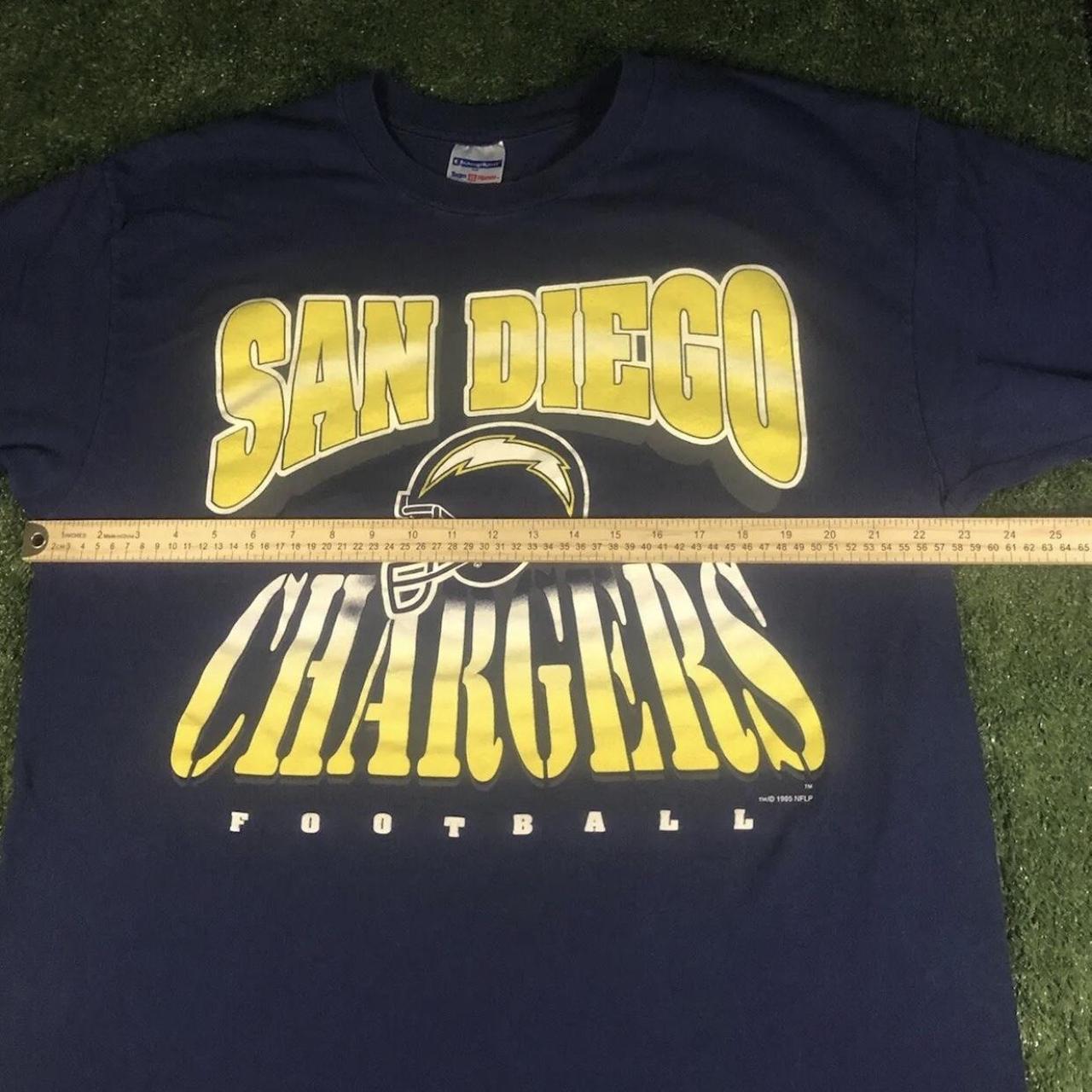 1994 San Diego Chargers vintage t-shirt XXL 2XL navy - Depop