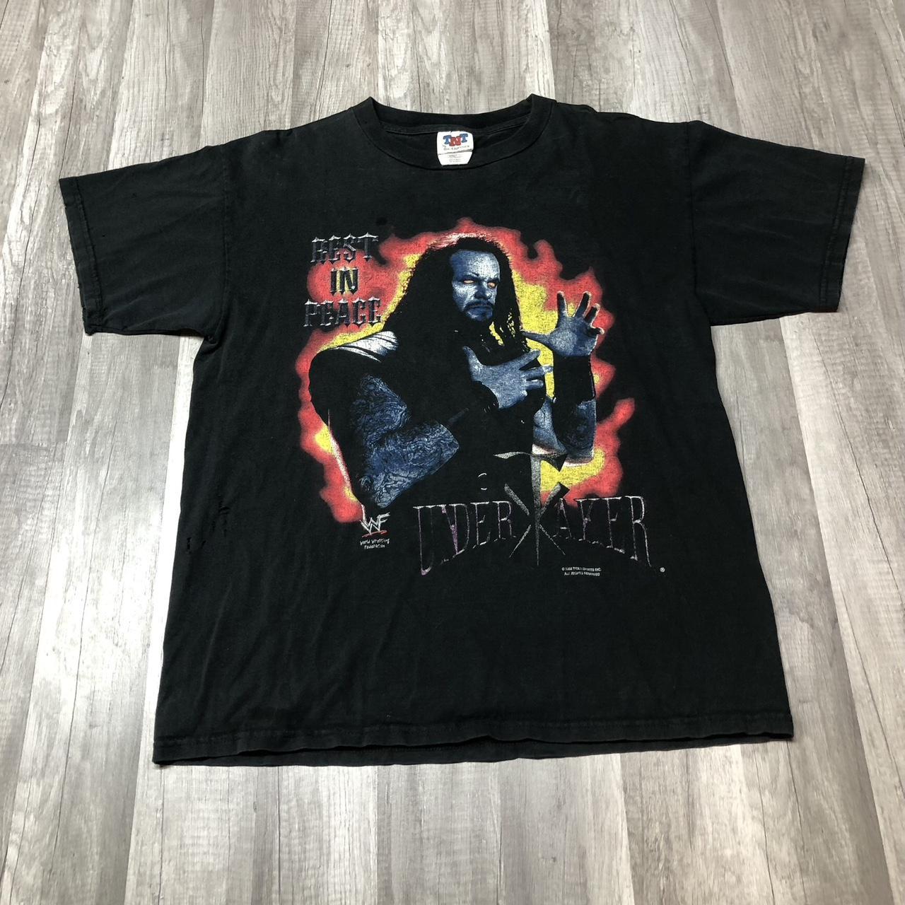 Vintage buy Undertaker Rest In Peace Shirt