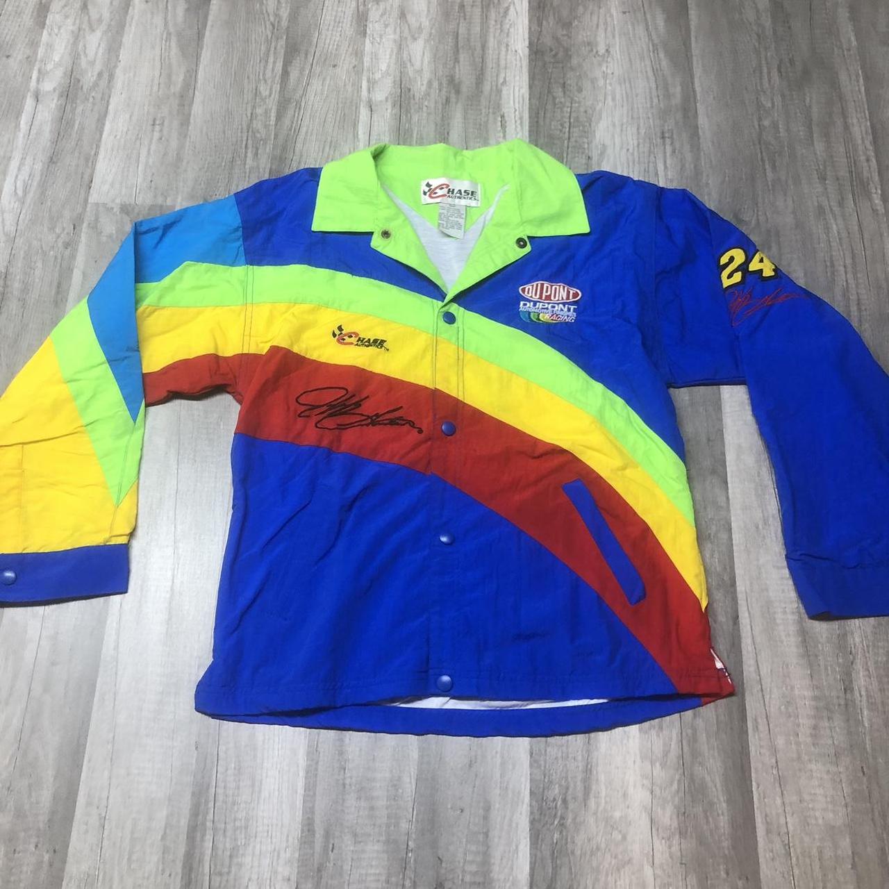 Vintage Chase Authentics Jeff Gordon racing jacket... - Depop