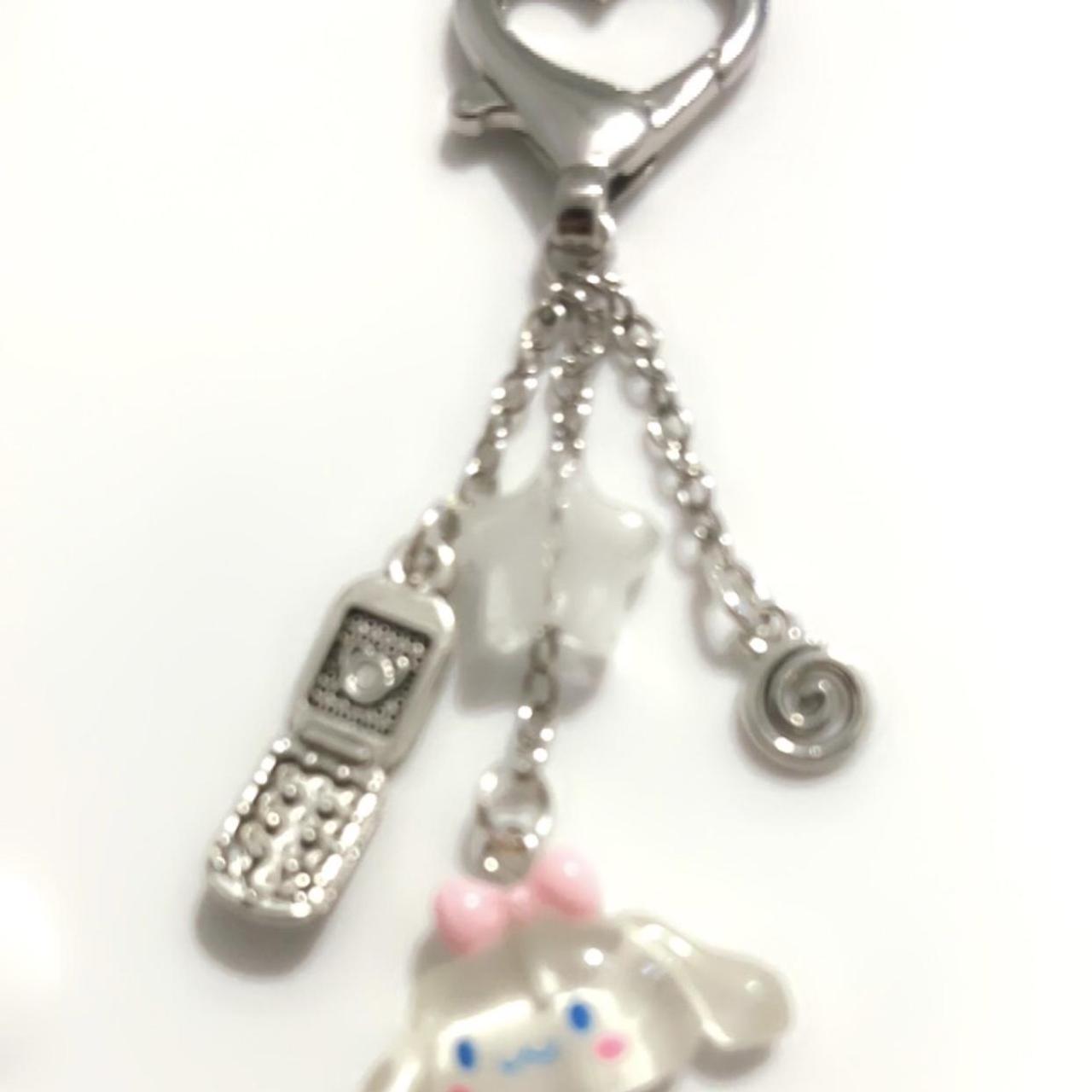 cinnamon roll hello kitty keychain Depop