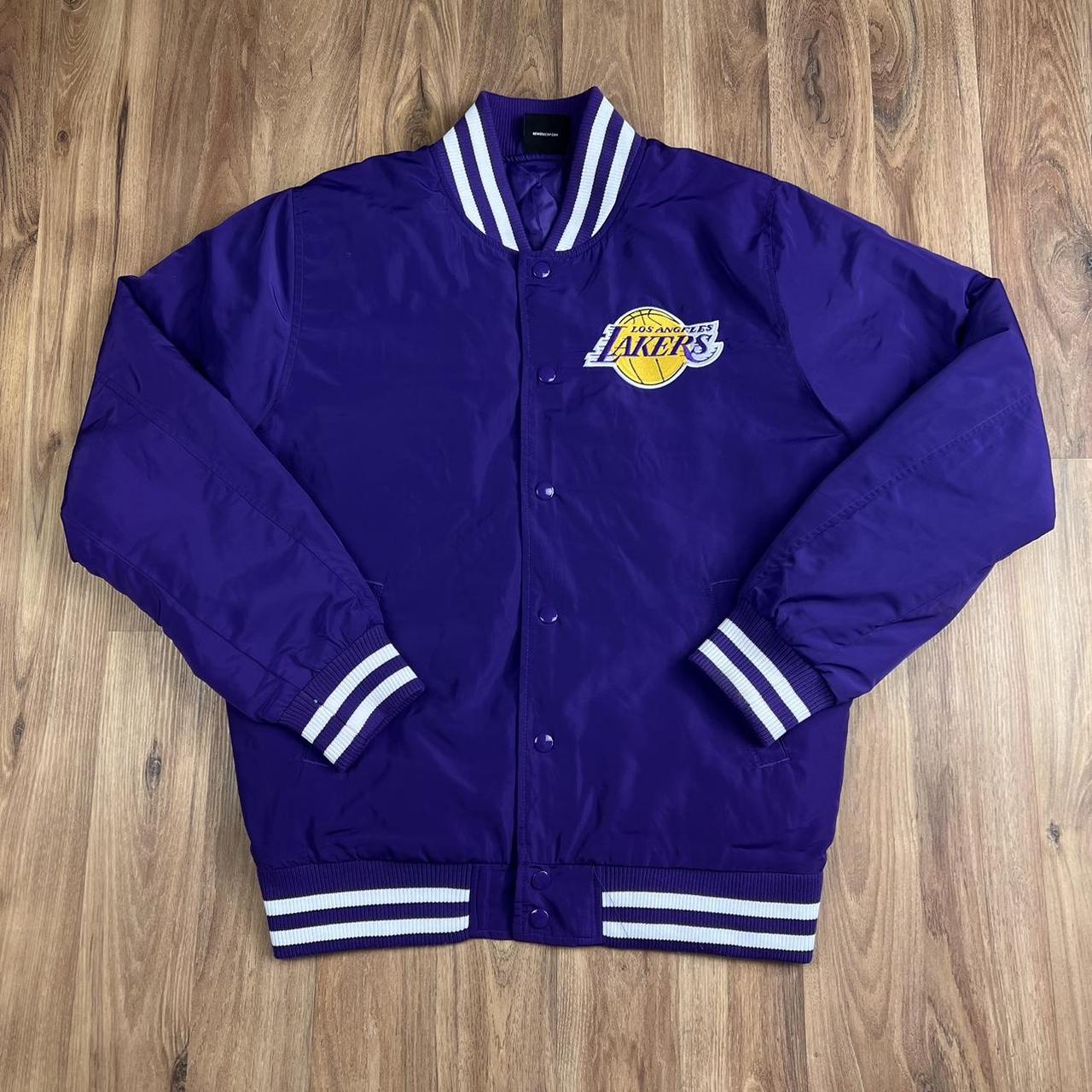 Los Angeles Lakers New Era Bomber Jacket • great... - Depop