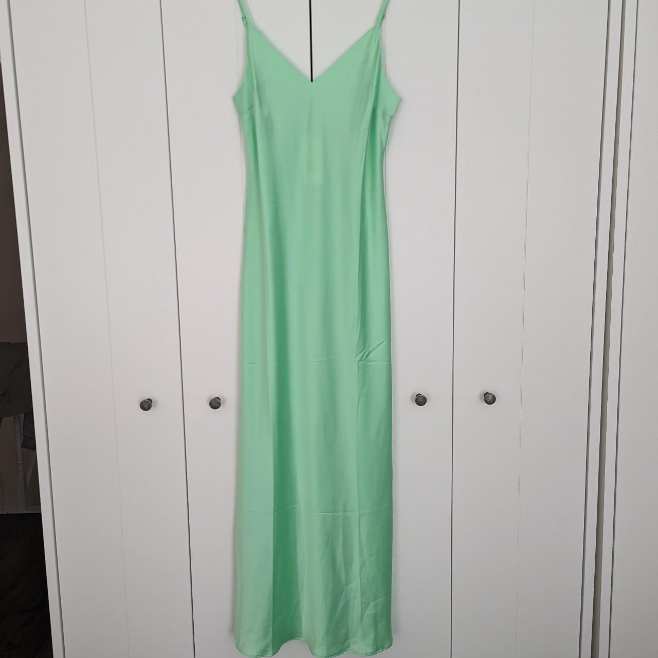 Green Maxi Dress Simple & elegant light green maxi... - Depop