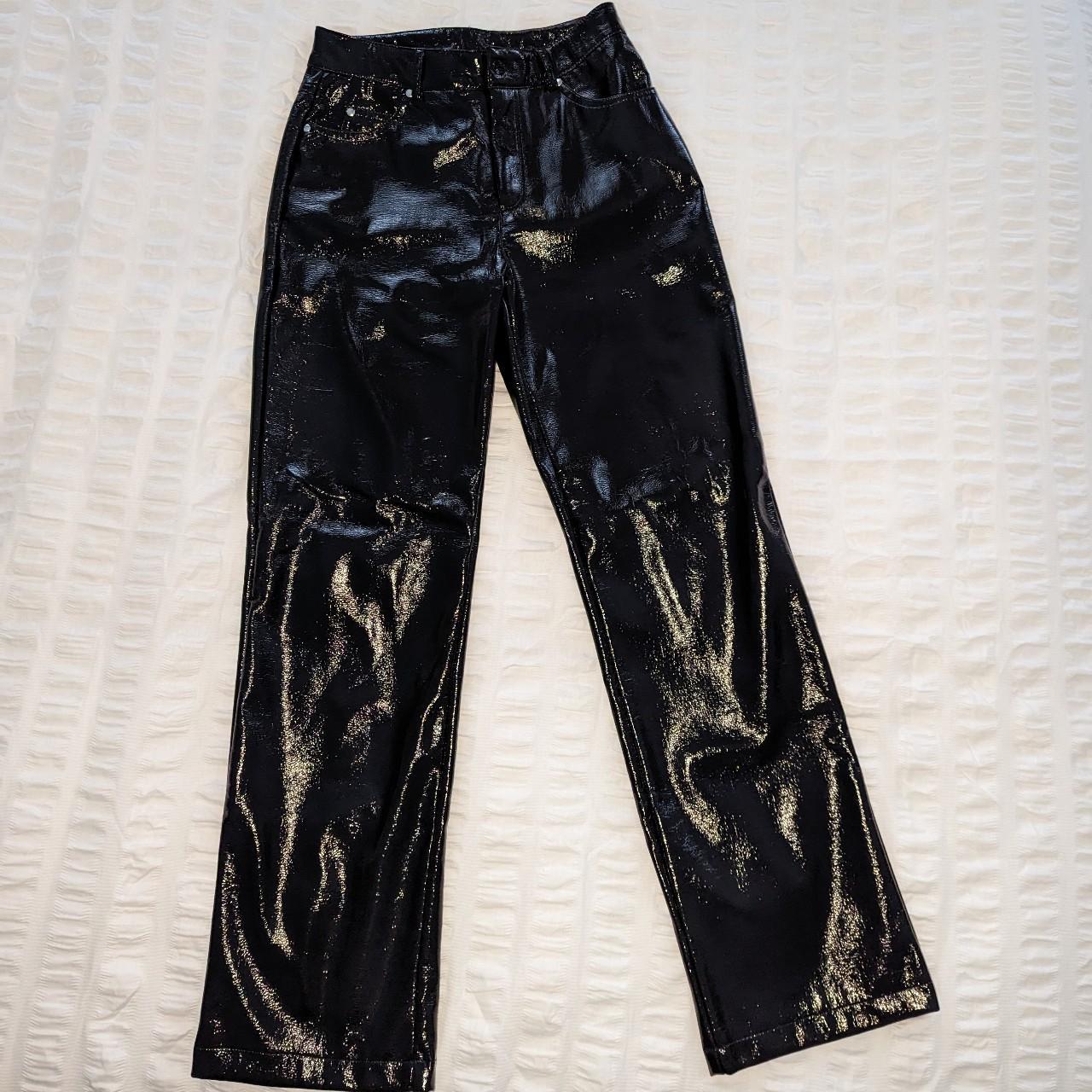 Primark vinyl sale trousers