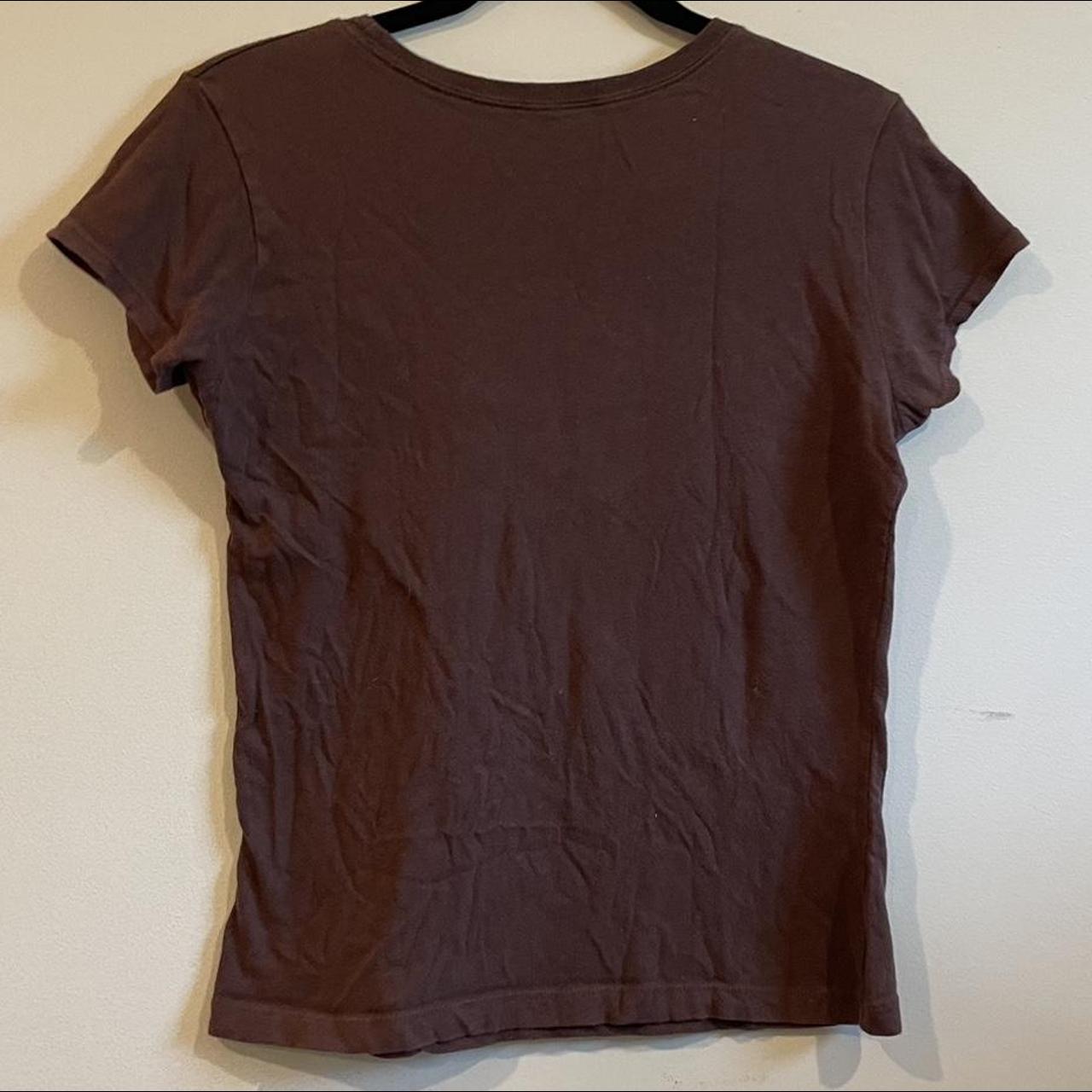 Throwback. Women's Brown and Pink T-shirt | Depop