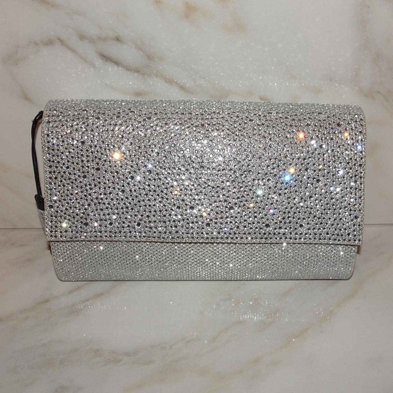 Charming charlie silver clutch hot sale