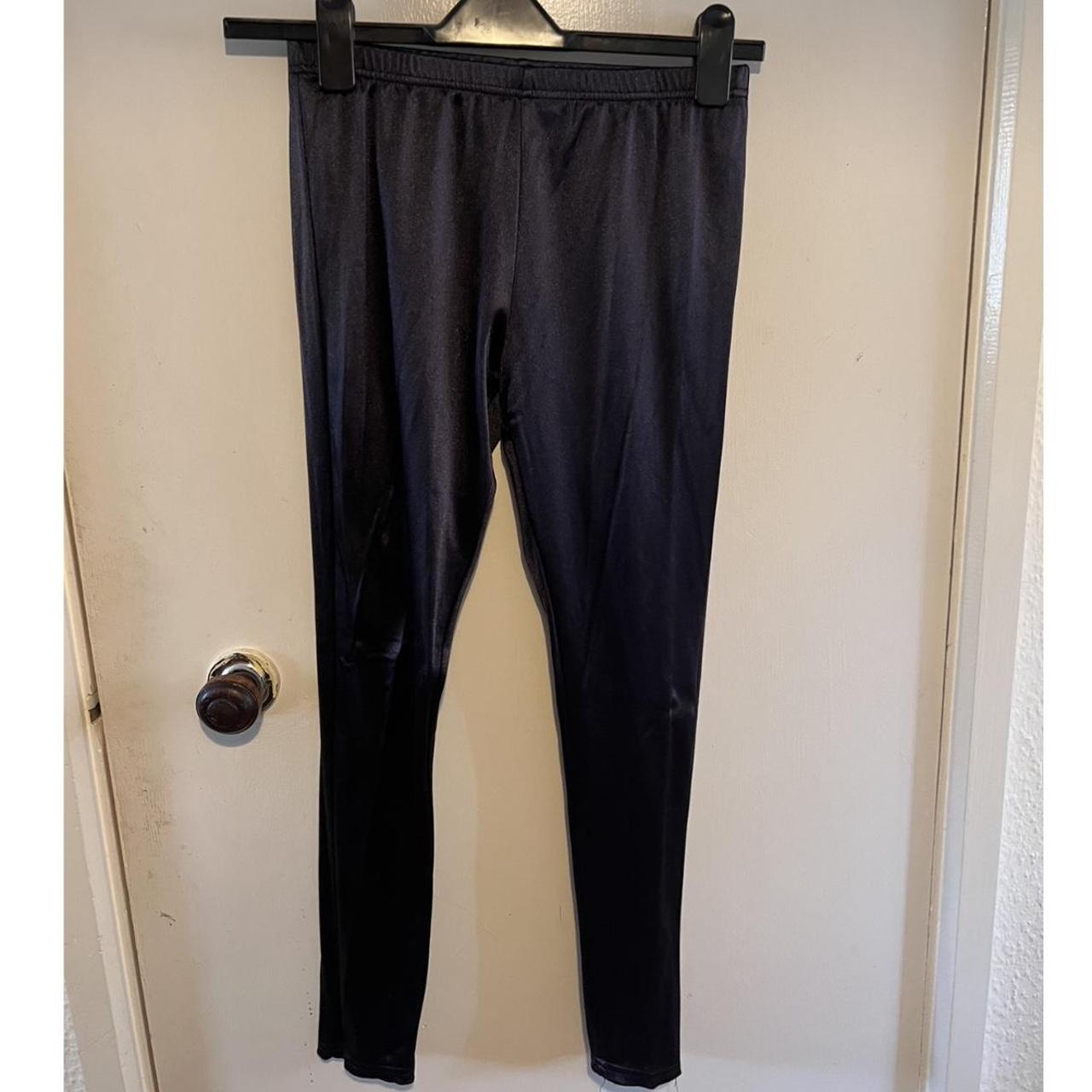 primark faux leather / pleather leggings size... - Depop