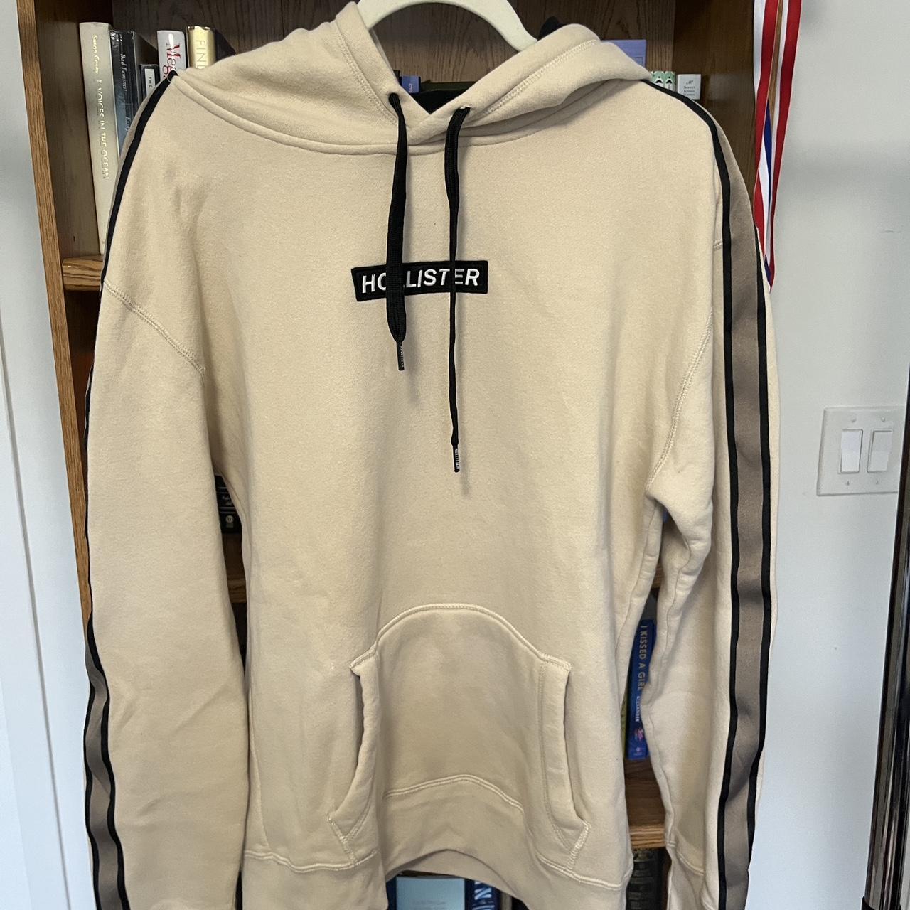 Hollister cream hot sale hoodie