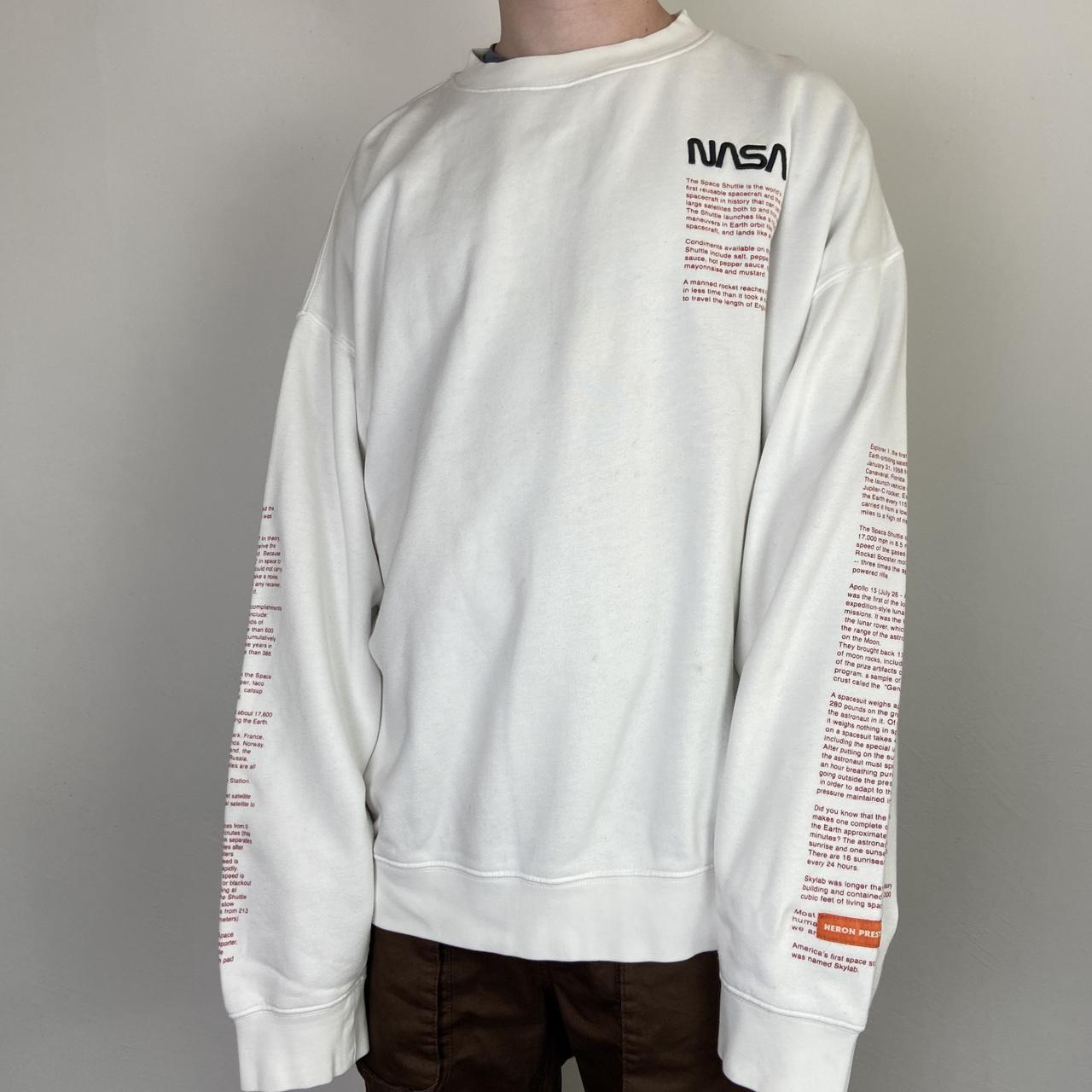 HERON PRESTON x NASA OVERSIZE FIT SWEATSHIRT Depop