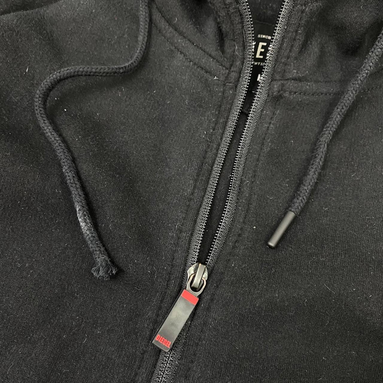 Vintage Zip Black Hoodie DIESEL Y2k, Archival...