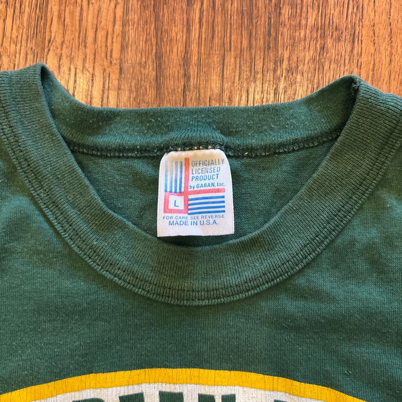 Vintage Green Bay Packers Football T-Shirt by Garan