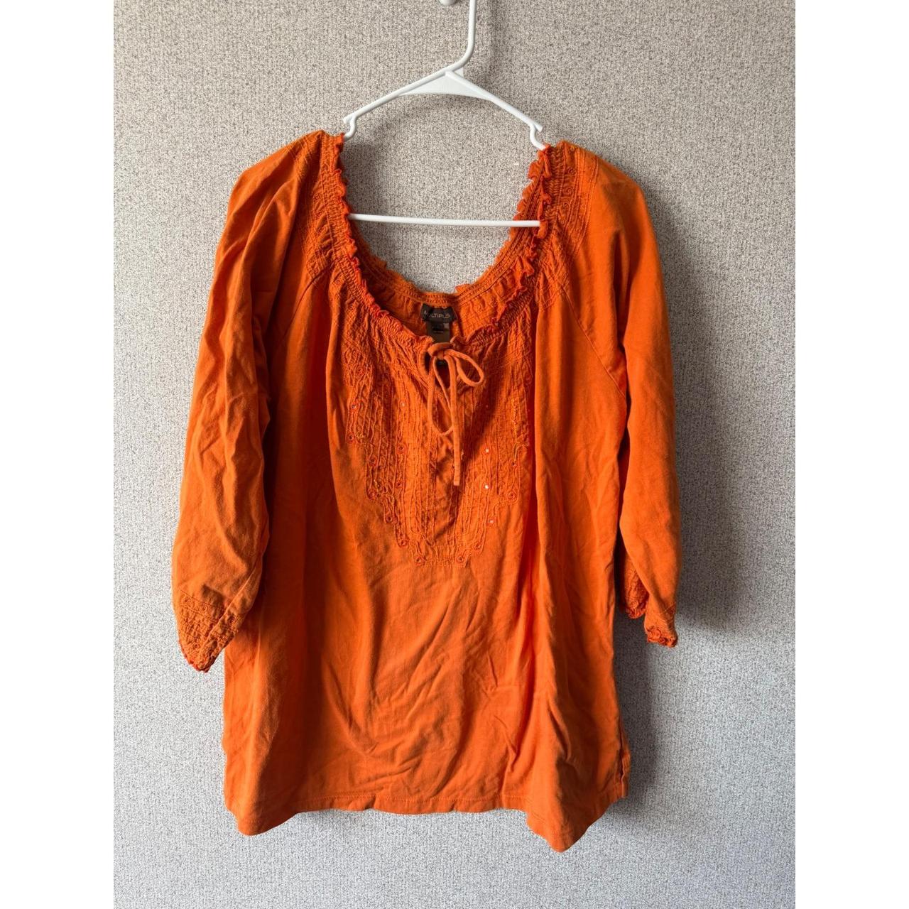 Multiples Women's Blouse - Orange – Multiples Wom… - image 1