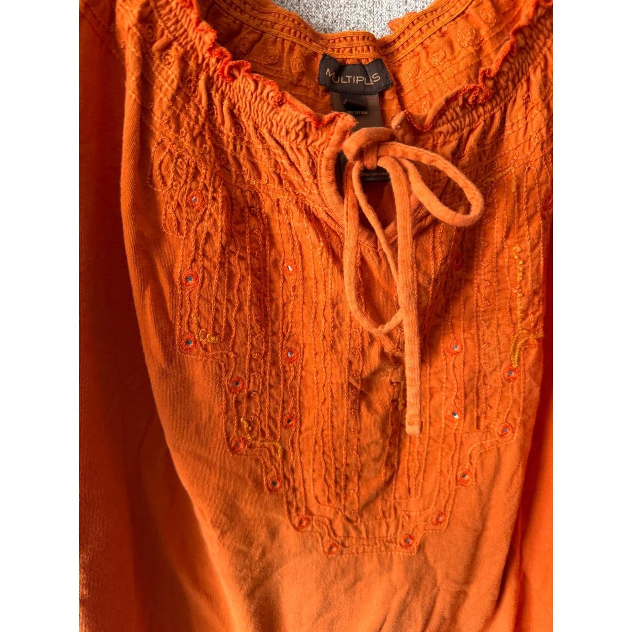 Multiples Women's Blouse - Orange – Multiples Wom… - image 3
