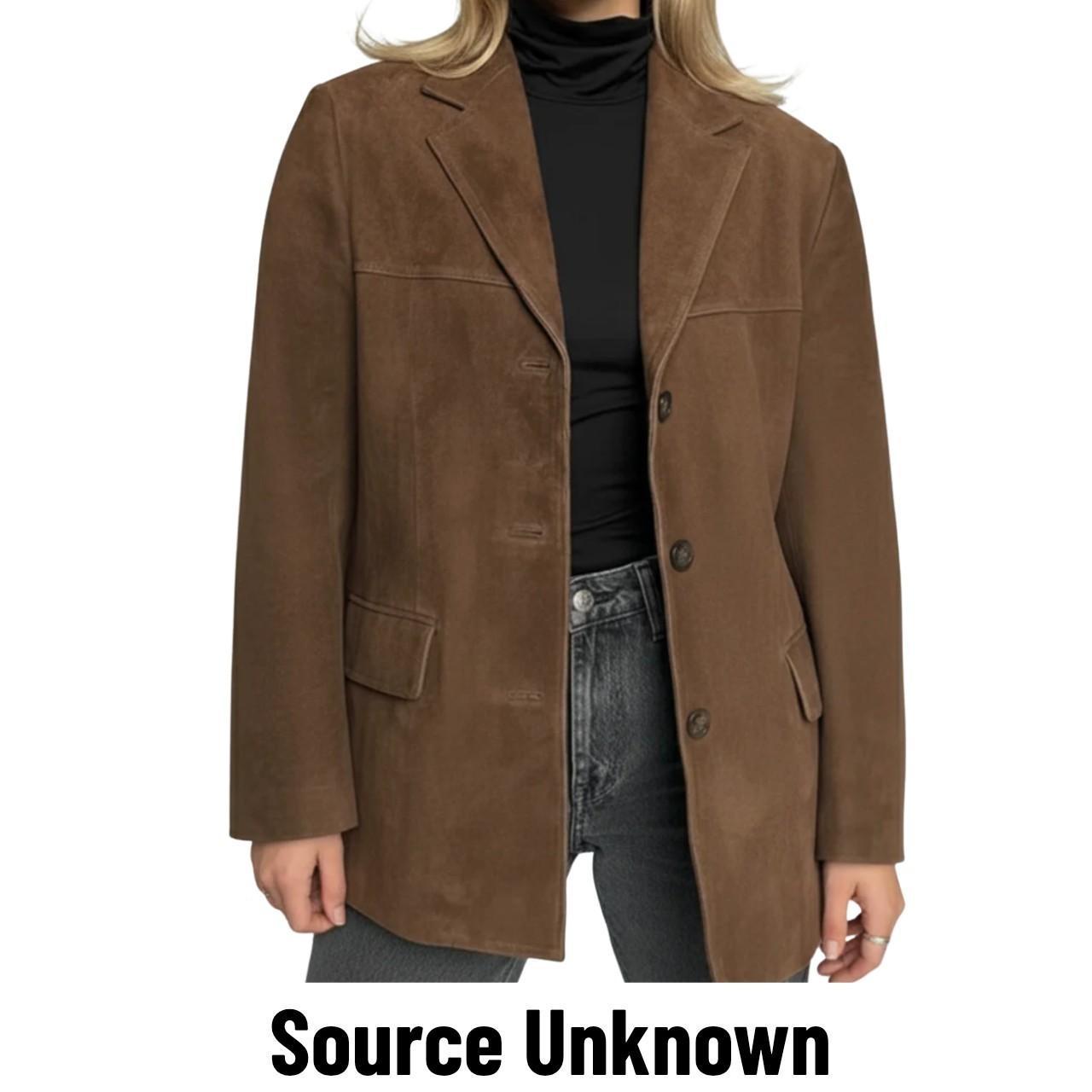 Source Unknown Women's Jacket - Brown – Brown sue… - image 1