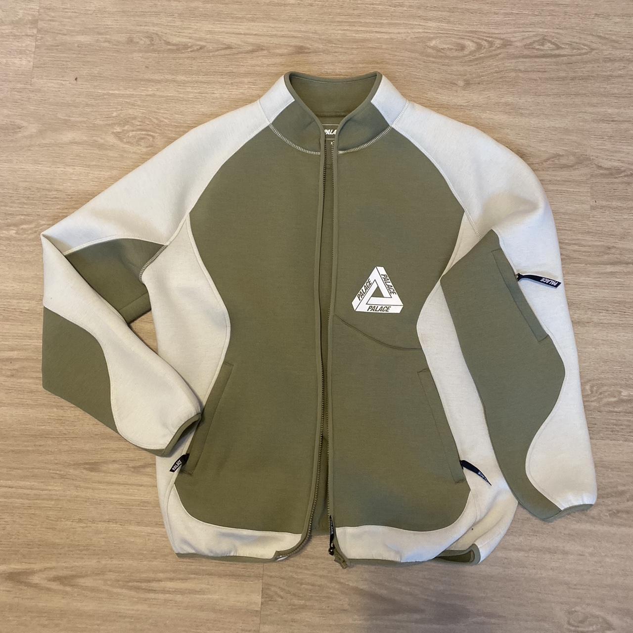 Palace ss22 performance funnel zip size xl. Two...