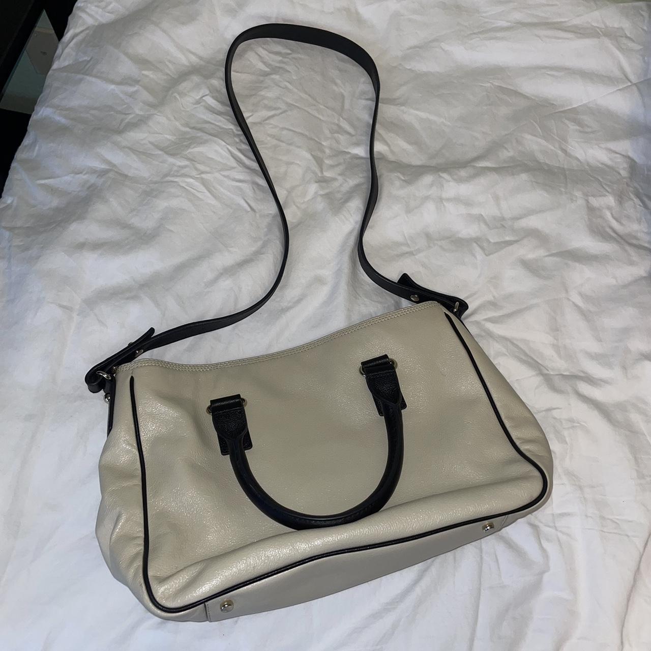 Kate spade cream deals and black bag