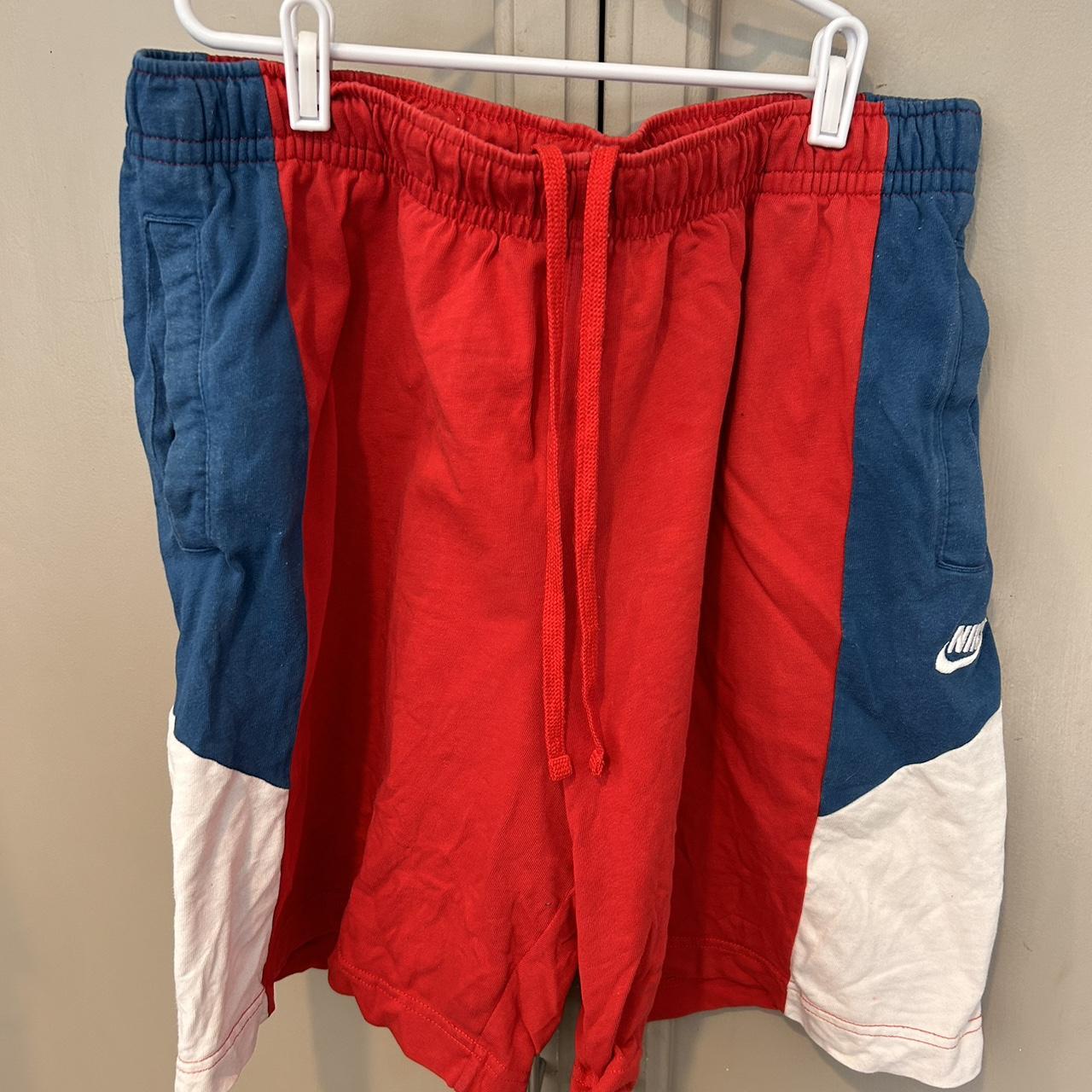 Nike Archive Jersey Shorts Red White Blue summer