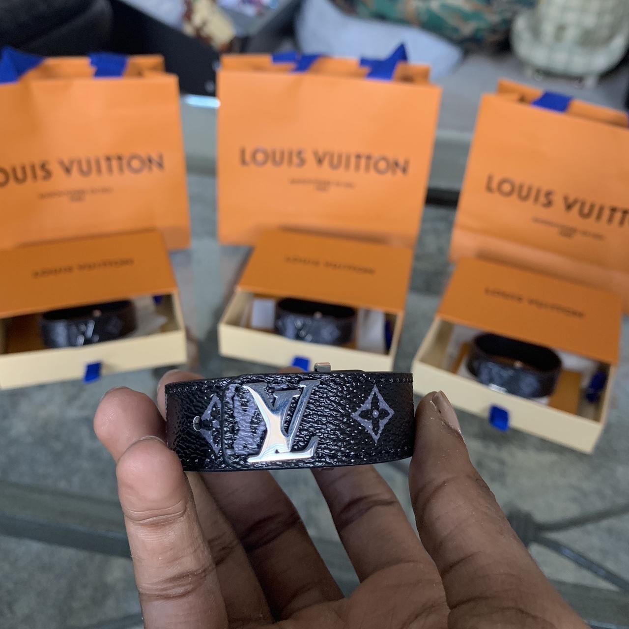 Unisex Louis Vuitton Slim Bracelet. Can go a little - Depop