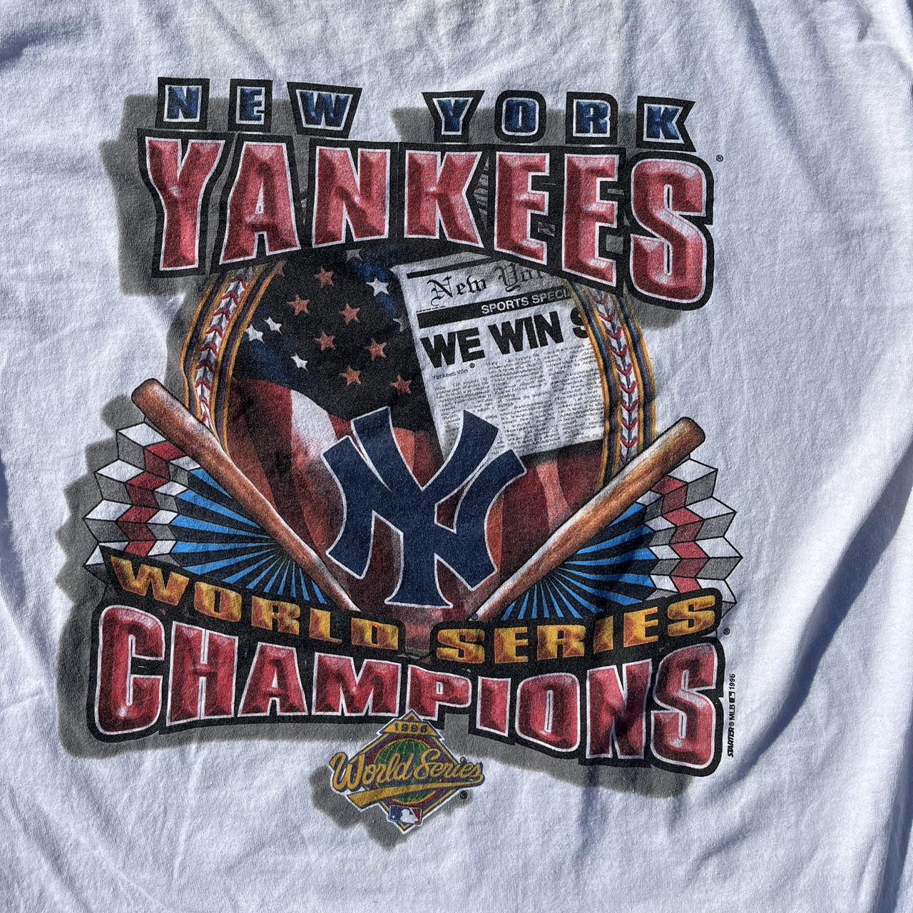 1996 Starter New York Yankees American League Champions t shirt