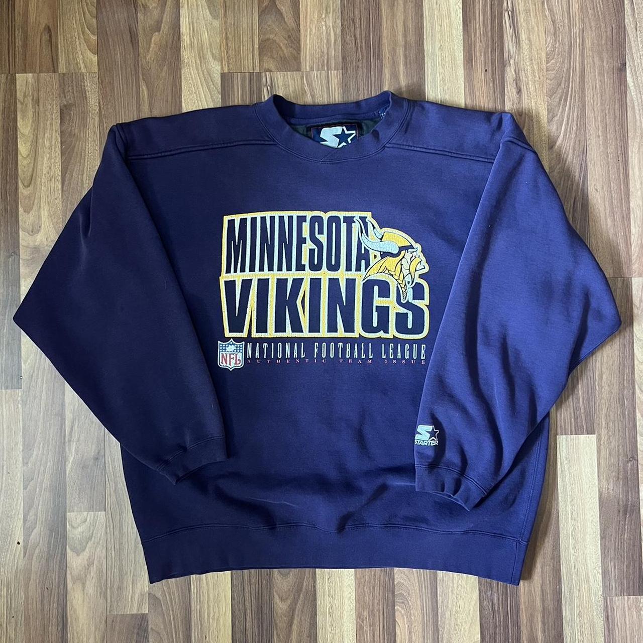 Vintage Minnesota Vikings Starter Sweatshirt Crewneck Size XL