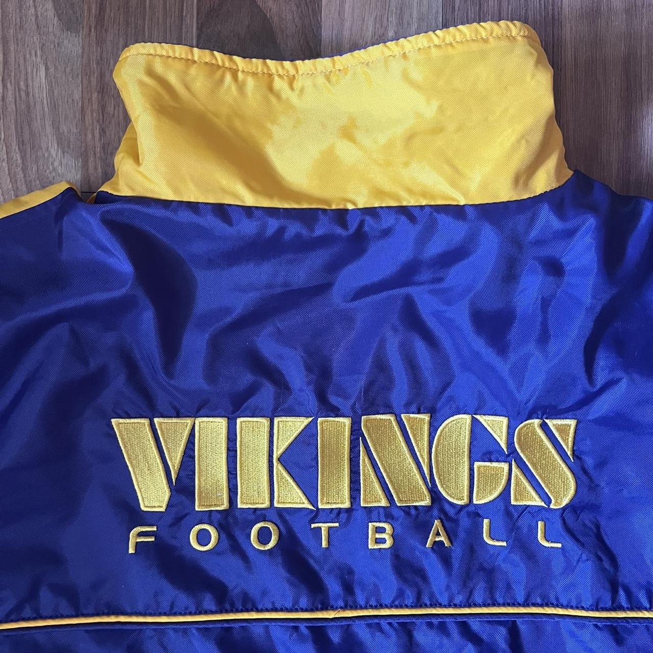 Reebok NFL Yellow Minnesota Vikings Pullover Hoodie Sweatshirt