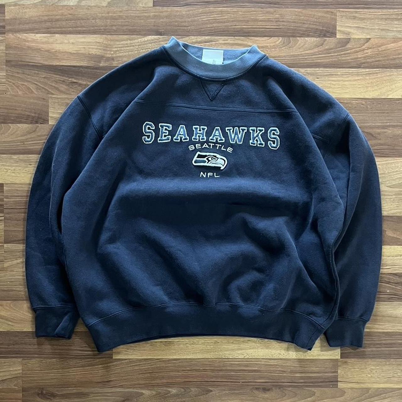 seahawks crewneck sweatshirt mens
