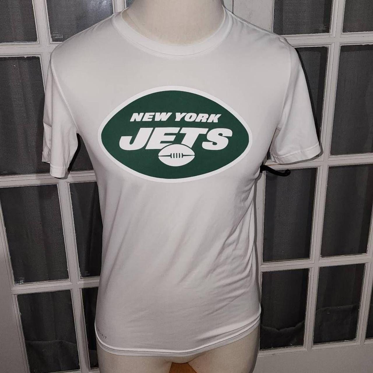 Nike Mens Dri Fit NFL Team Apparel New York Jets Tee - Depop