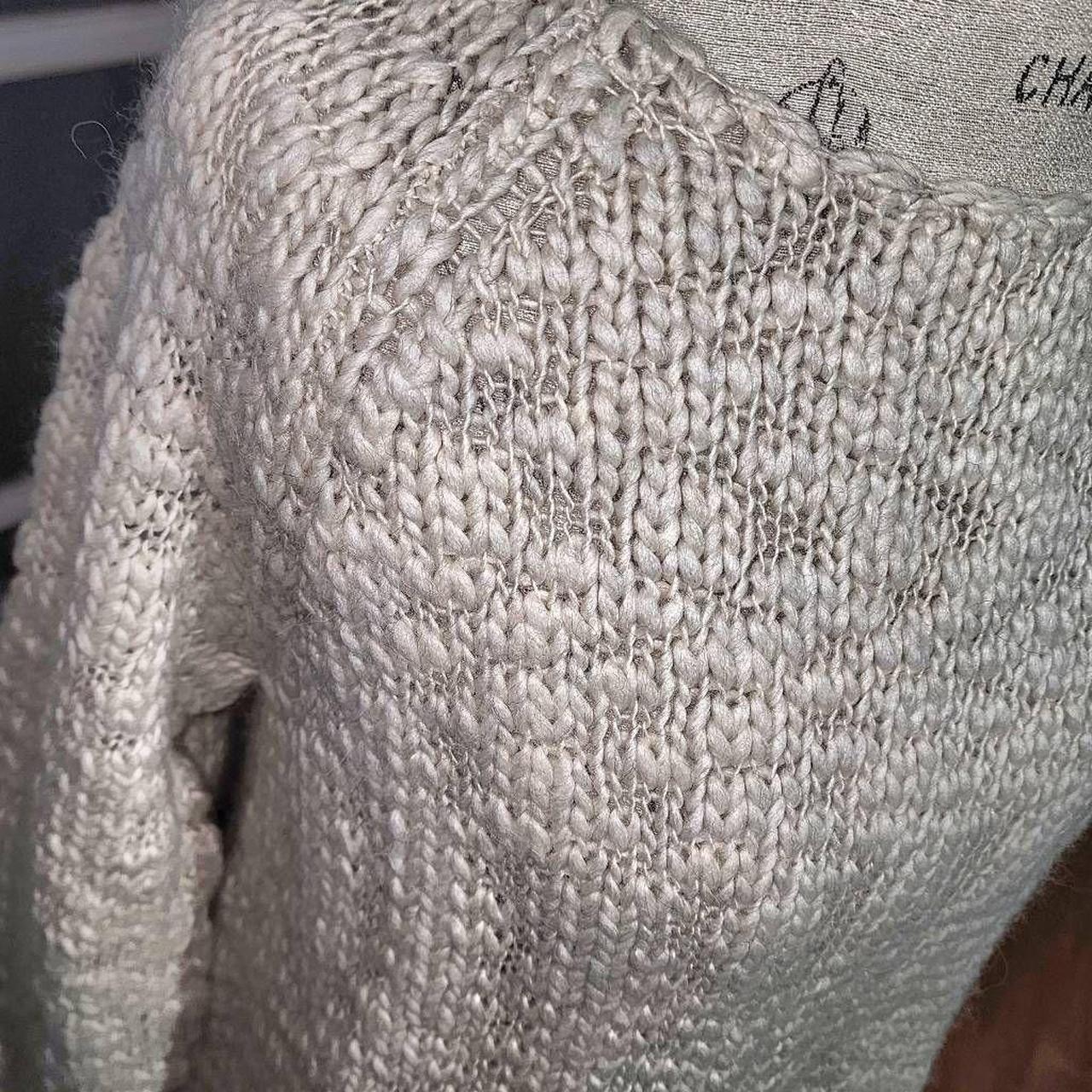 Title: J.Jill Cream Knit Relaxed Fit Sweater NWT - Depop