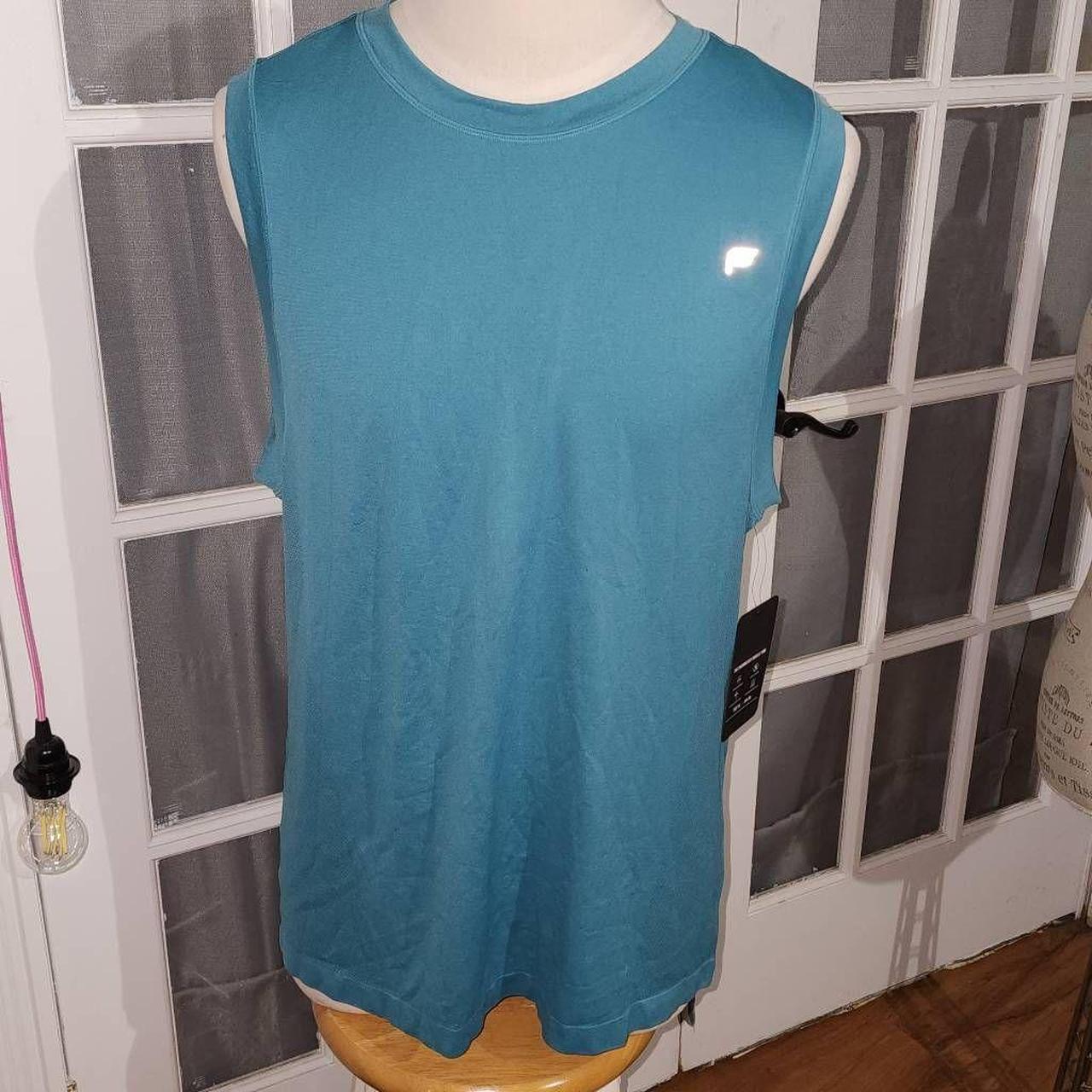 NWT Fabletics Mens Teal Training Day Muscle Tank - Depop