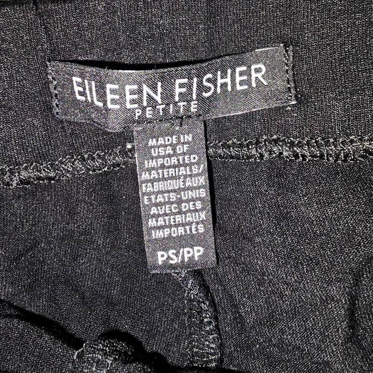 Eileen Fisher Petite Womens Black Stretch Pants PS - Depop